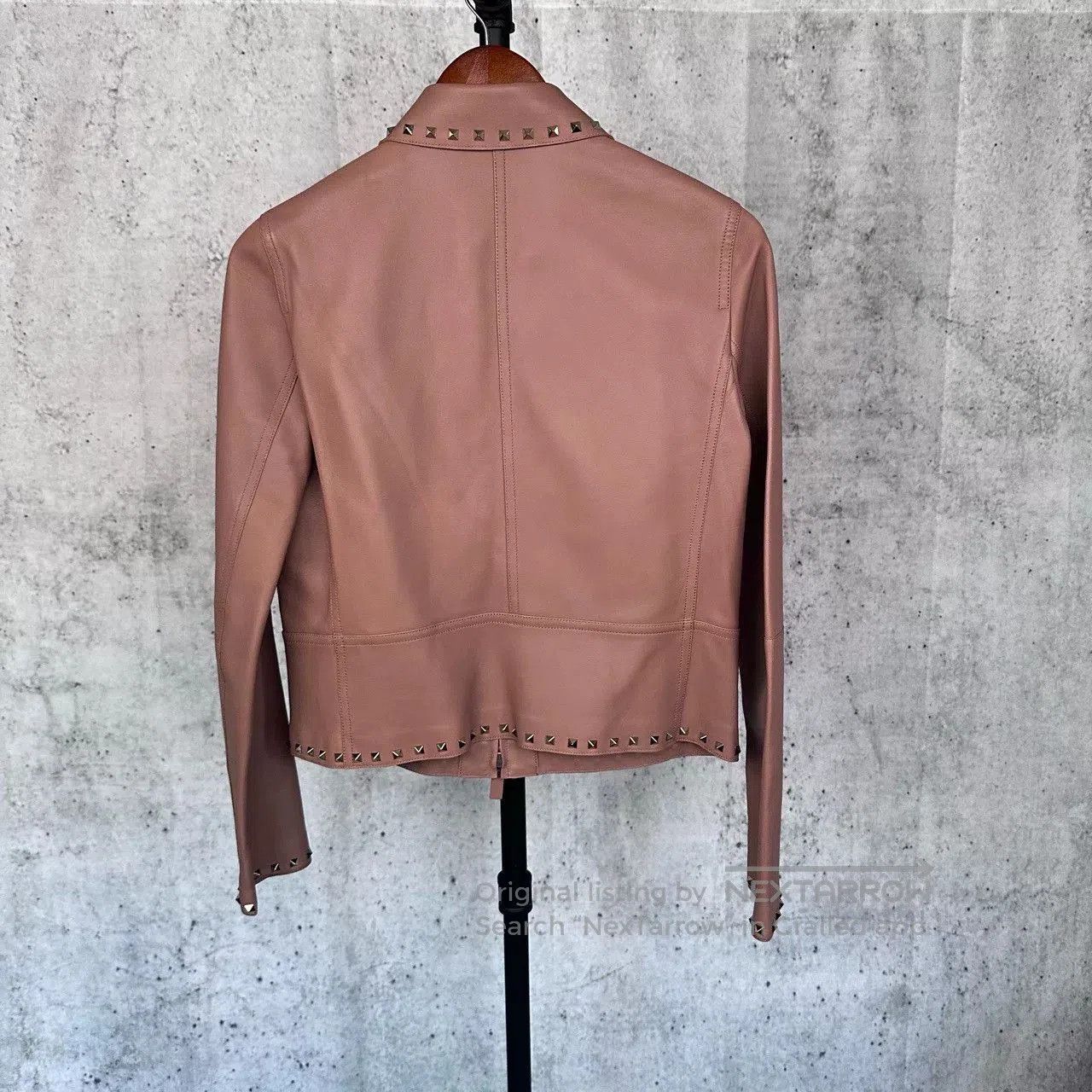 Valentino Valentino Lambskin Studded Leather Jacket. Size S / US 4 / IT 40 - 3 Thumbnail