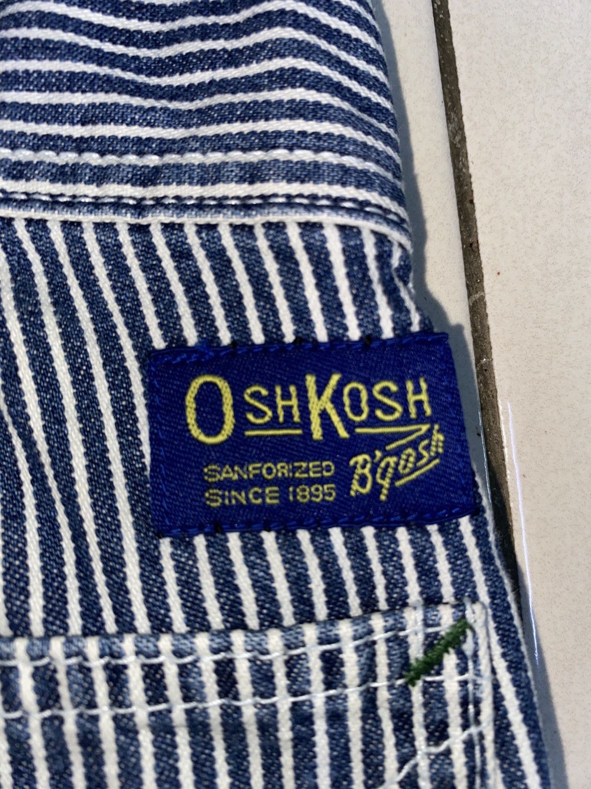 Oshkosh Oshkosh Bgosh Hickory Stripe Workers Pants Size US 29 - 12 Thumbnail