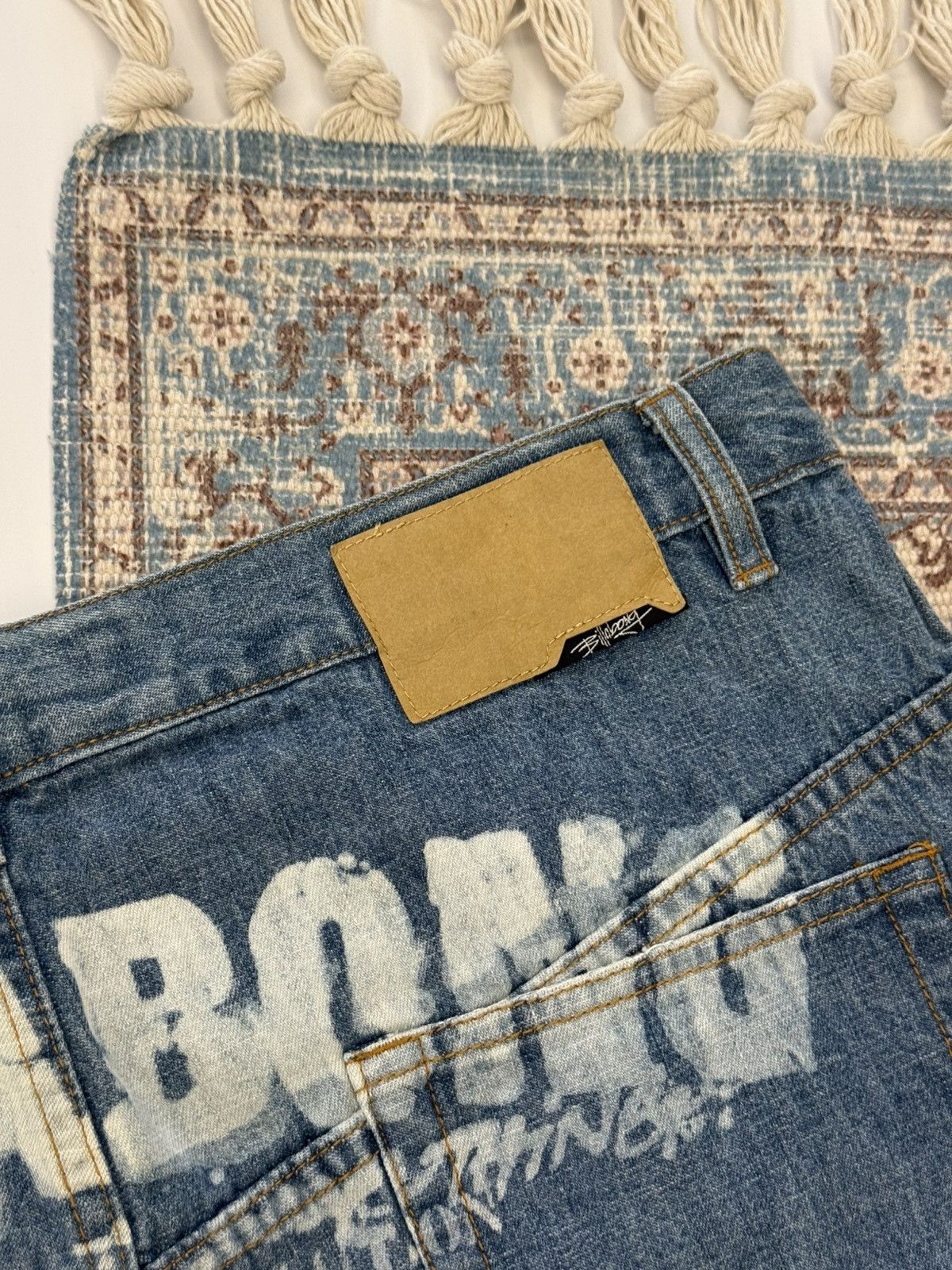 Billabong Vintage BillaBong nwt Crazy Y2K Surf Jeans Denim Pants XL Size US 36 / EU 52 - 7 Thumbnail