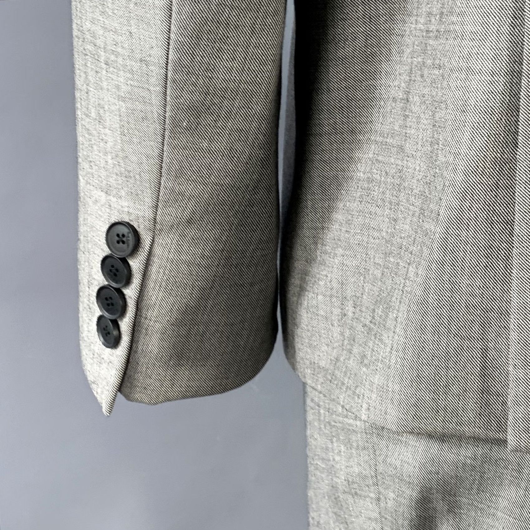 Paul Smith PAUL SMITH The Kensington Suit Regular Size 46 Grey Wool Slim Fit Notch Lapel Size 46R - 6 Thumbnail
