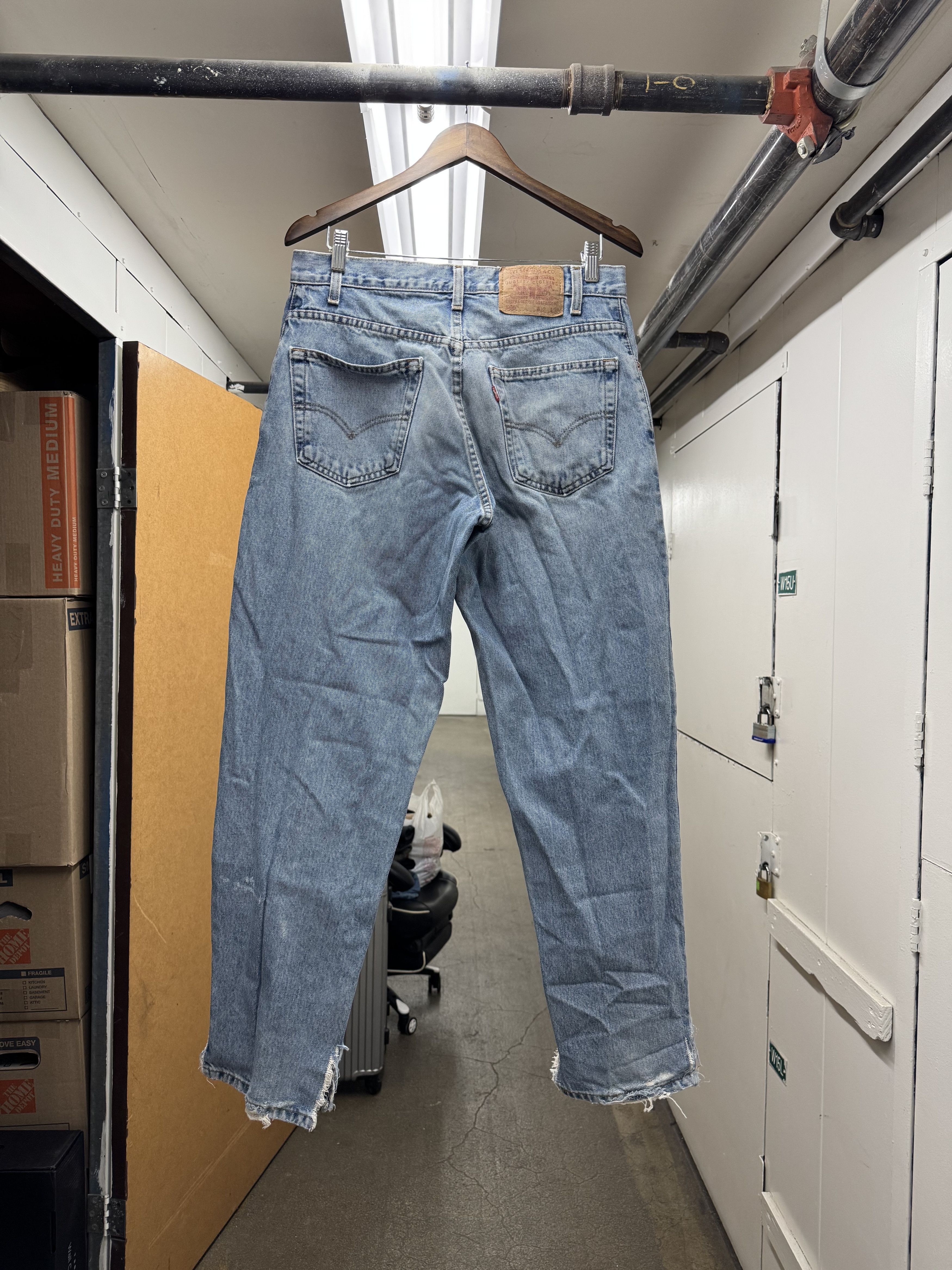 Levi's Levi's 560 Vintage Relaxed Tapered Distressed Faded Jeans Size US 32 / EU 48 - 5 Thumbnail