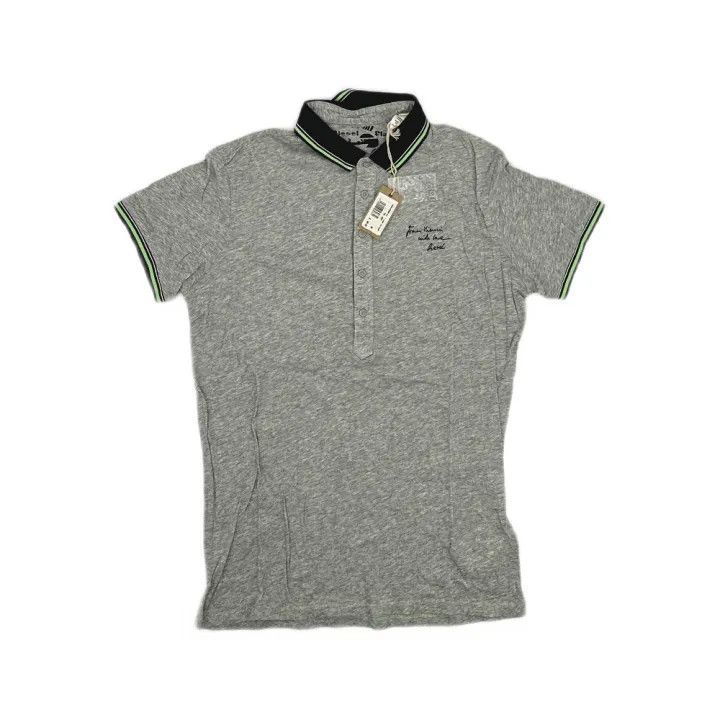 Diesel Diesel Casual Gray Short Sleeve Polo Shirt 0079 Size US M / EU 48-50 / 2 - 1 Thumbnail