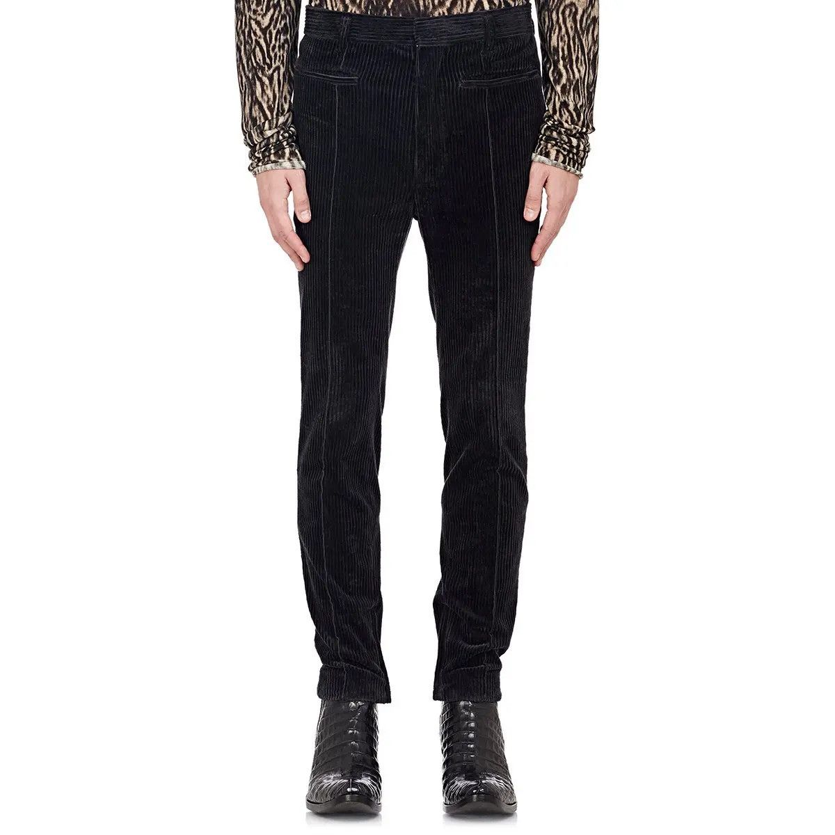 Haider Ackermann Haider Ackermann Corduroy Trousers Black Size US 29 - 2 Thumbnail