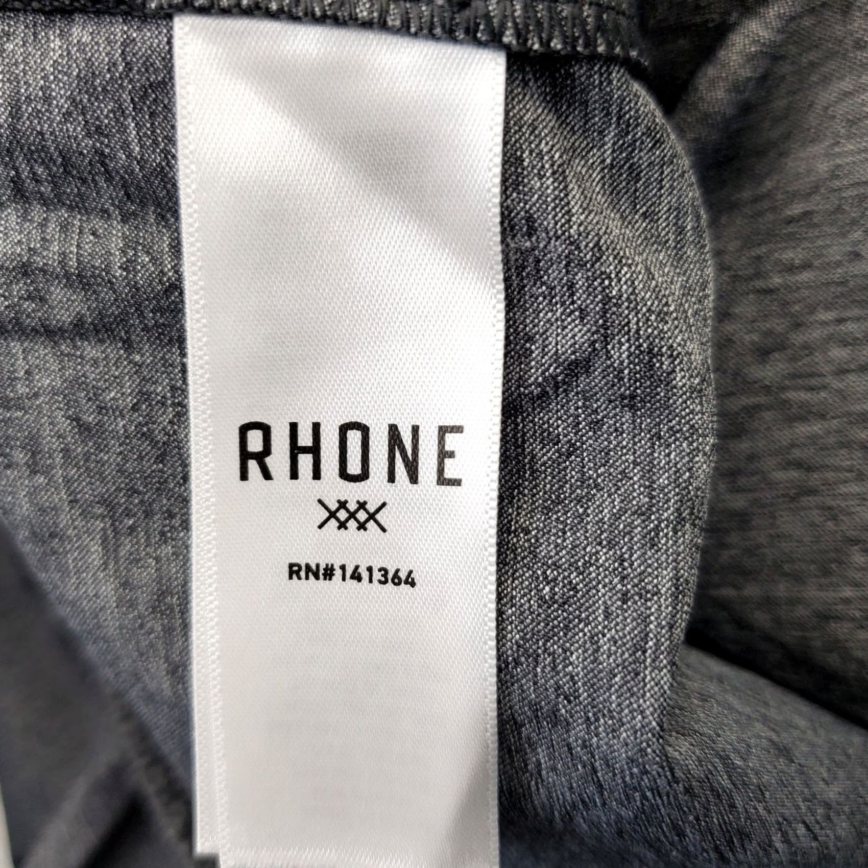 Rhone Rhone Mens Shorts L Gray Stretch Pleated Front Elastic Waist Pull On Sport Running Size US 33 - 7 Thumbnail