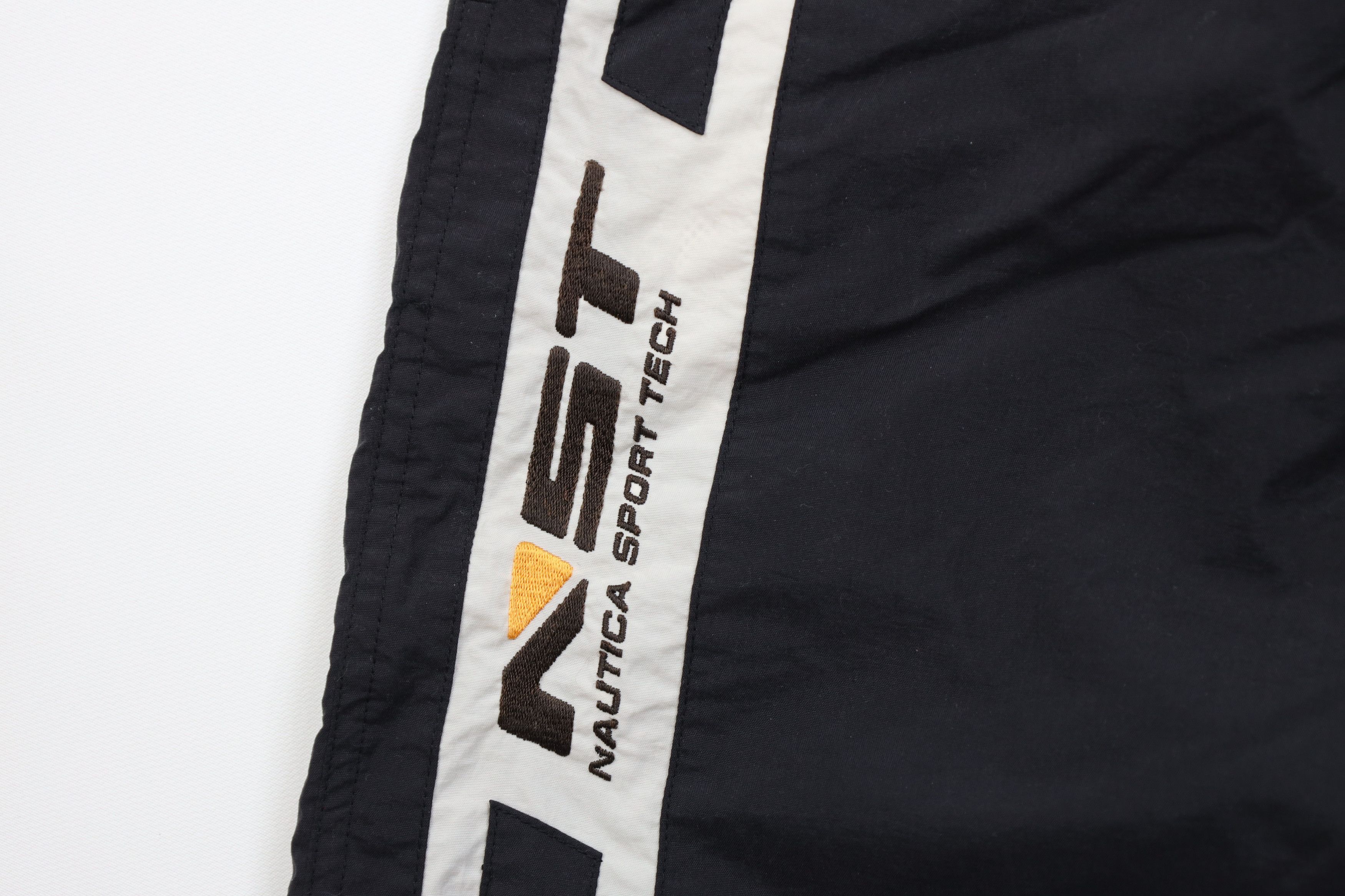 Nautica × Vintage Vintage 90s Nautica Sport Tech Spell Above Knee Shorts Black Size US 32 / EU 48 - 5 Thumbnail