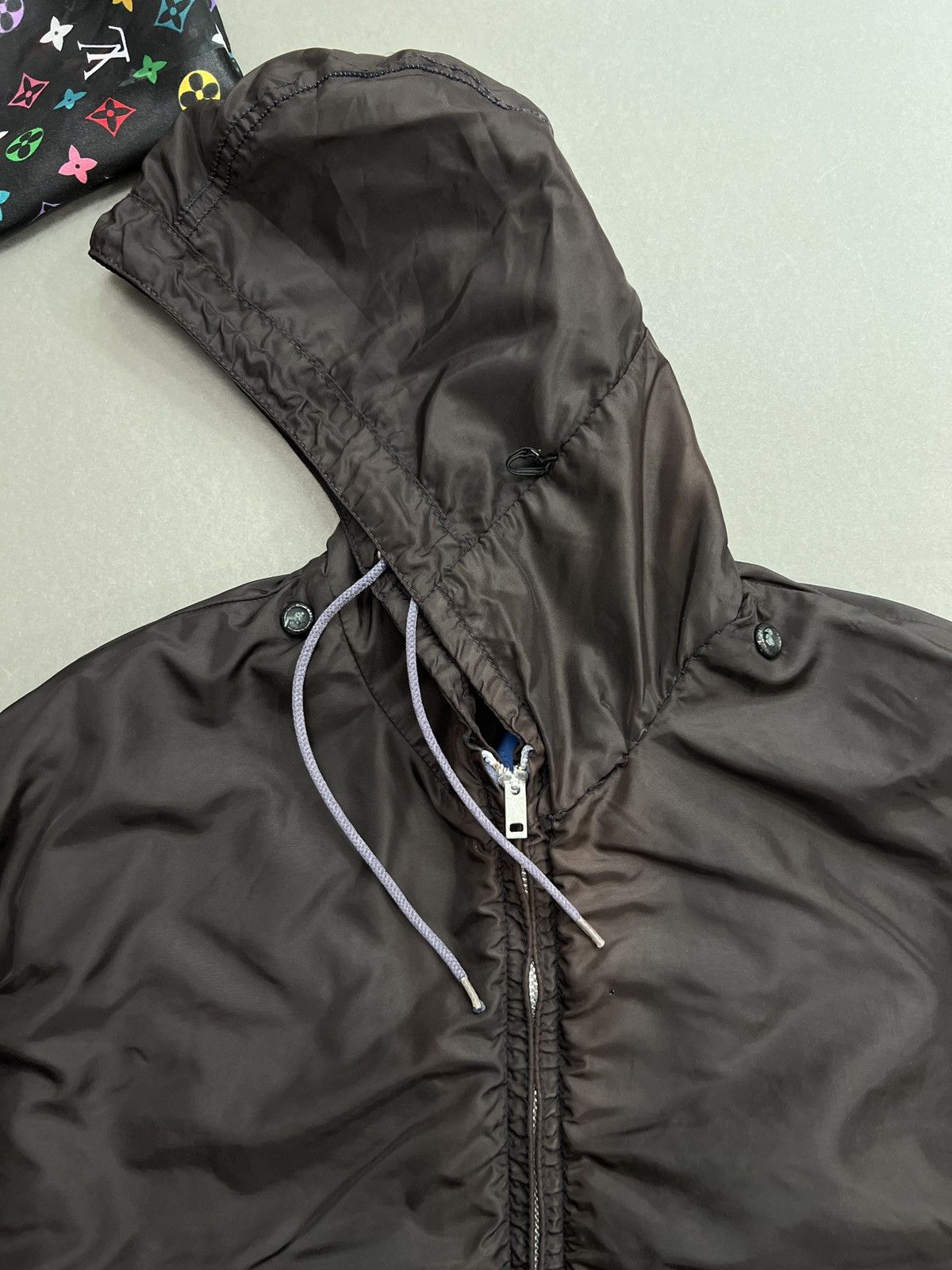 Vintage 1980s Reversible Quilted Ski Jacket Hoodie Liner Size US M / EU 48-50 / 2 - 7 Thumbnail