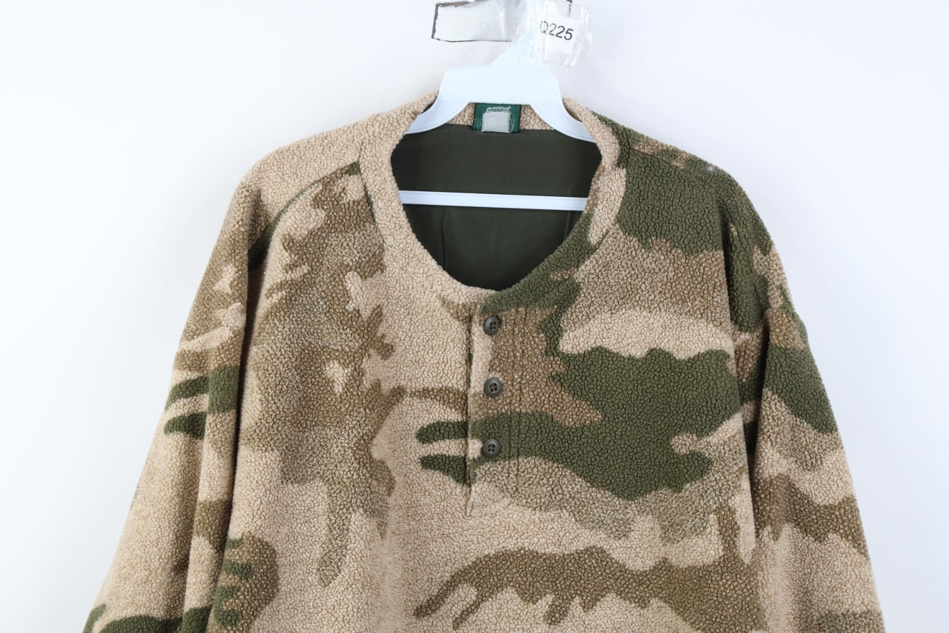 Cabelas Vintage 90s Cabelas Deep Pile Fleece Sweater Jacket Swacket Size US XXL / EU 58 / 5 - 2 Thumbnail