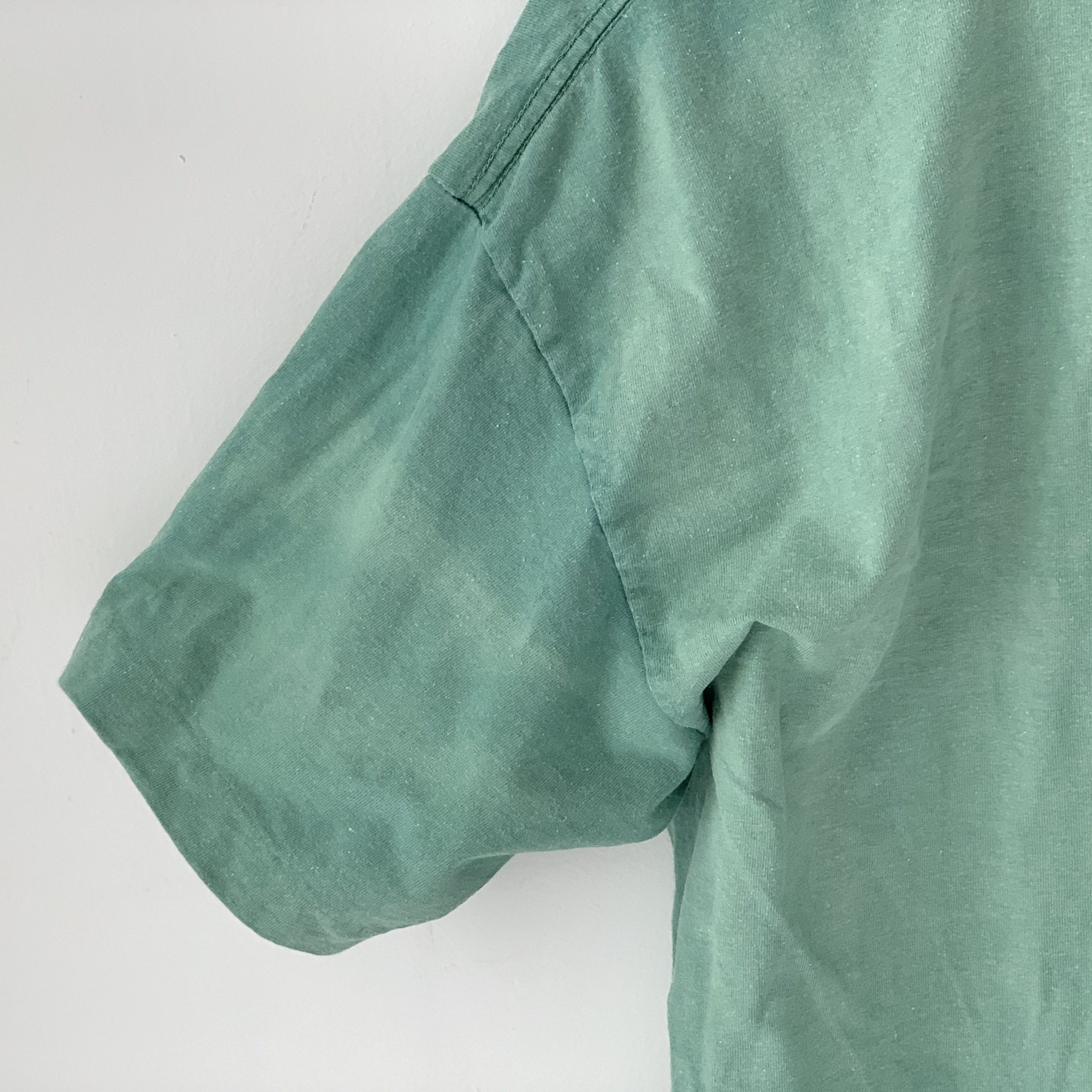 Other vintage sunfaded work blue-green cotton t-shirt Size US M / EU 48-50 / 2 - 6 Thumbnail