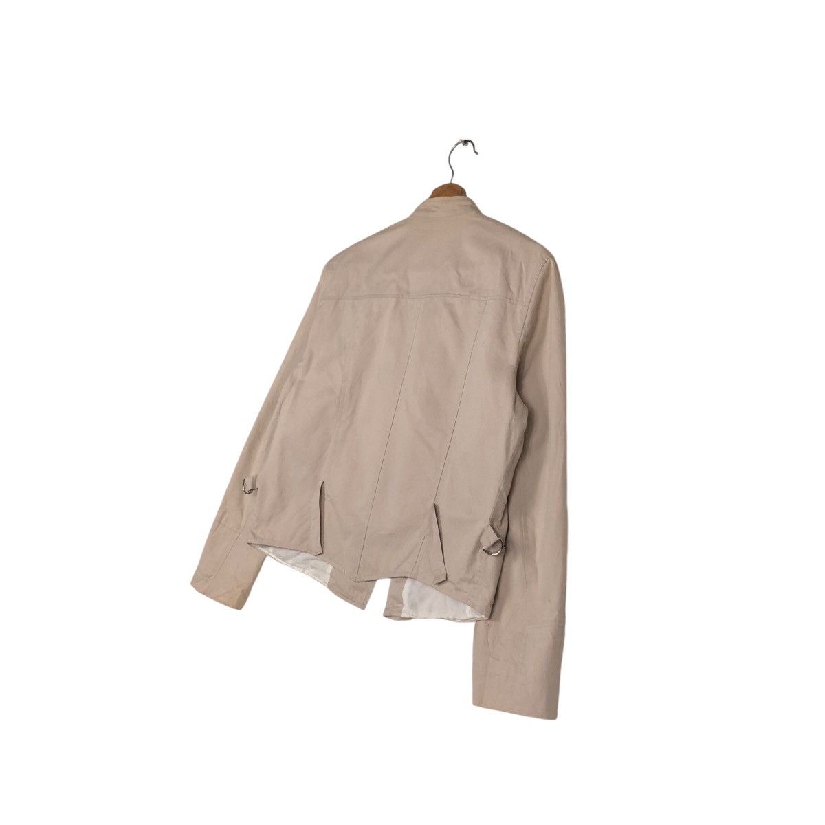 agnes b. 📌Cropped Biker Jacket Agnes B. Double Layer Breast Rare Size M / US 6-8 / IT 42-44 - 11 Thumbnail