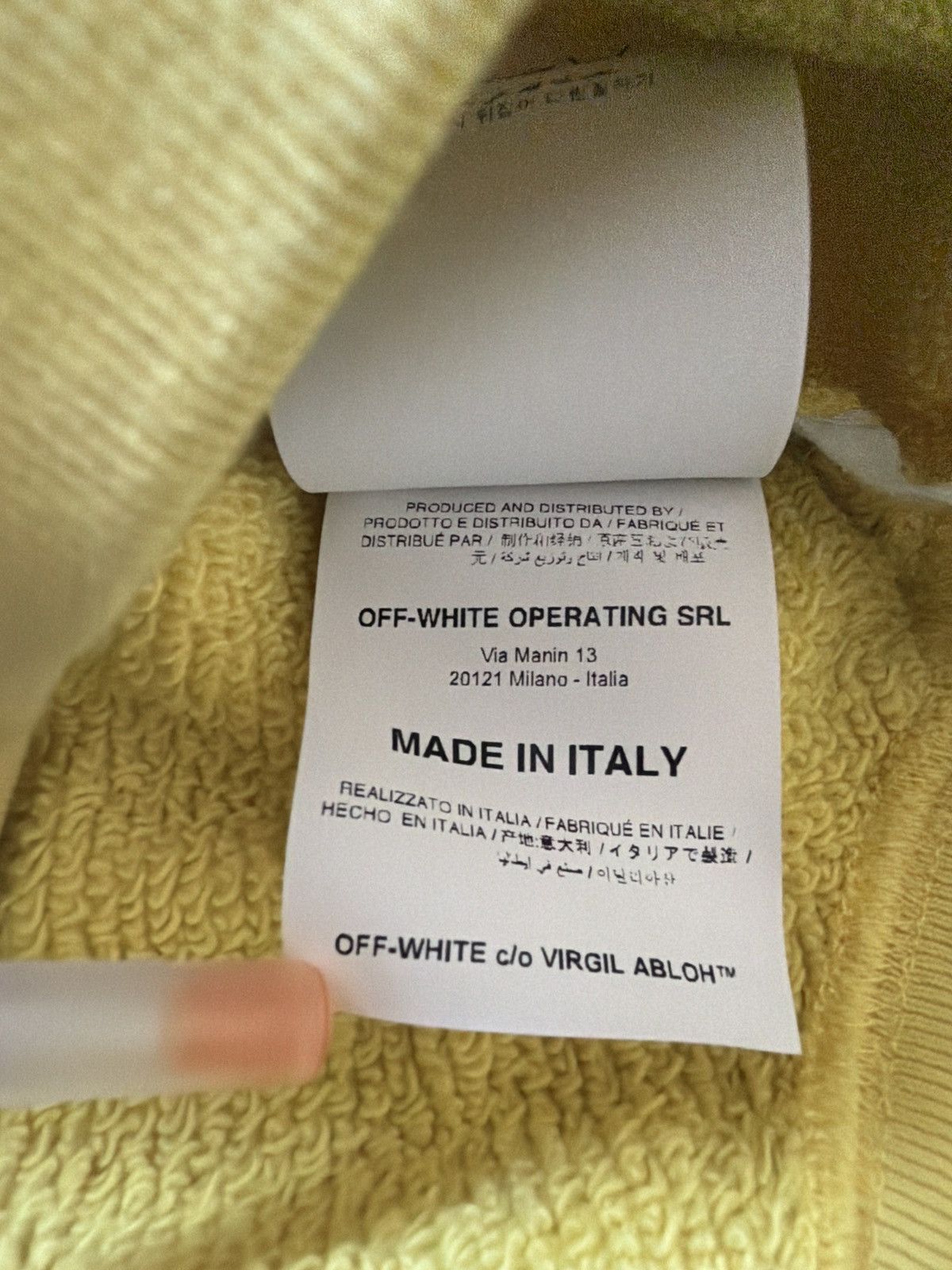 Off-White Off-White Racing Crop-Top Sweatshirt - Large Size L / US 10 / IT 46 - 11 Thumbnail