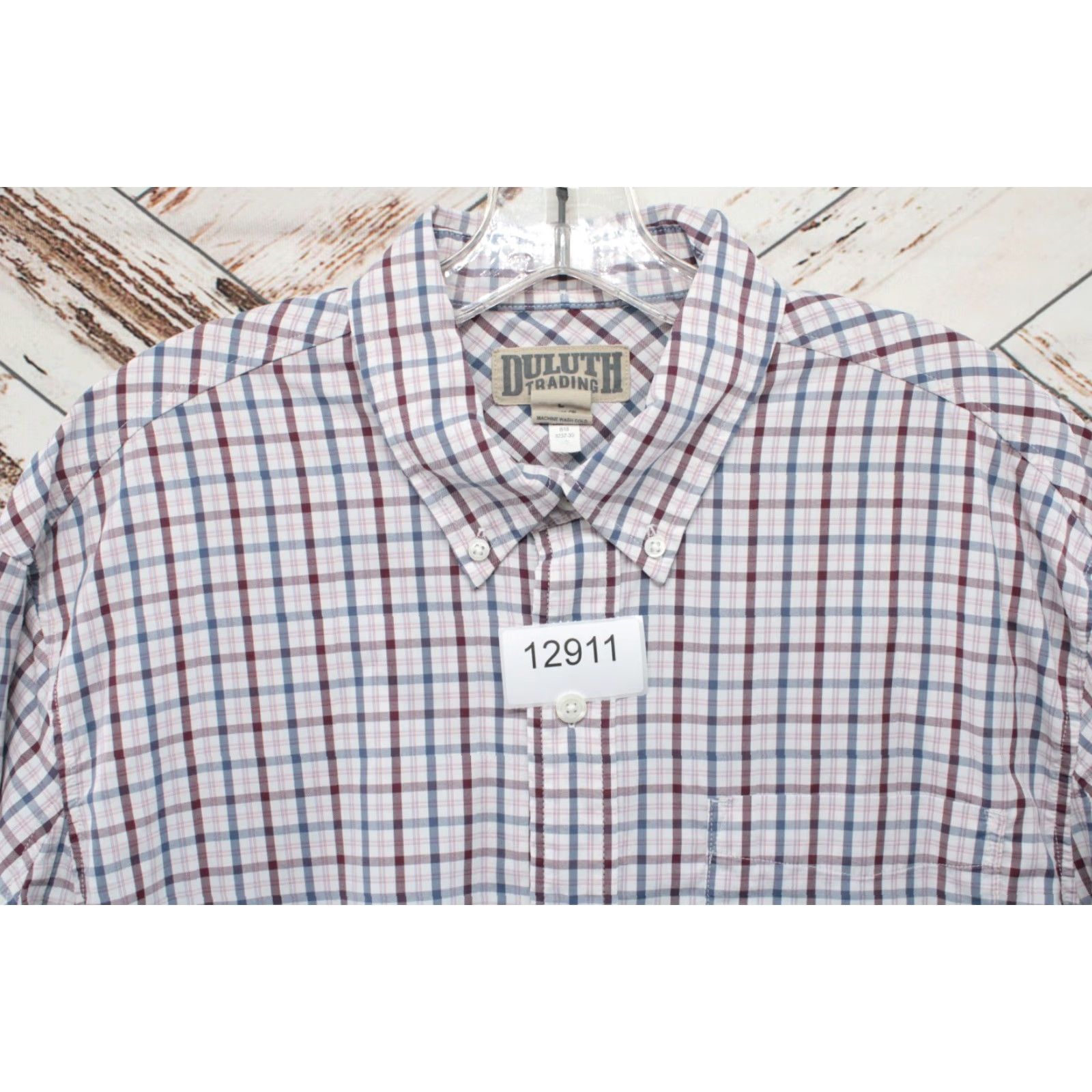 Vintage Duluth Shirt Mens XL White Check Button-Down Performance Long Sleeve Size US XL / EU 56 / 4 - 7 Thumbnail