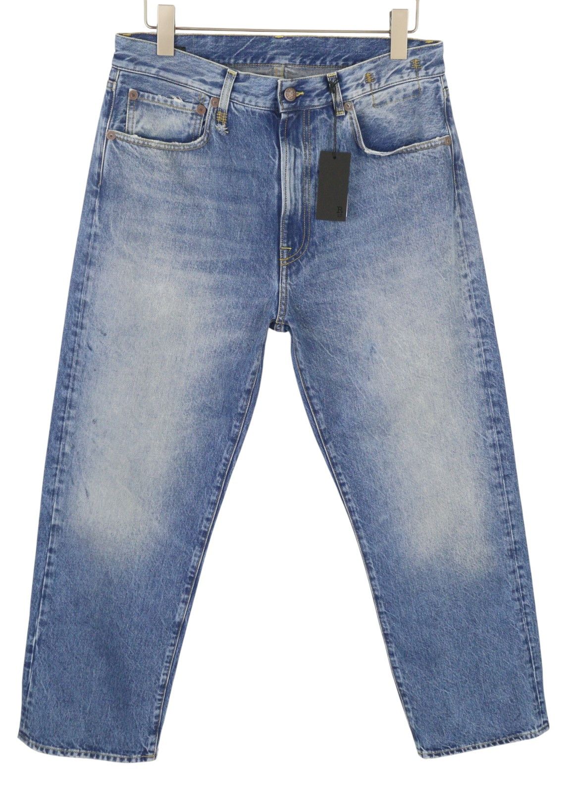 R13 CUFFED X-BF 29 Jasper Faded Denim 87200 Size 29" - 1 Thumbnail