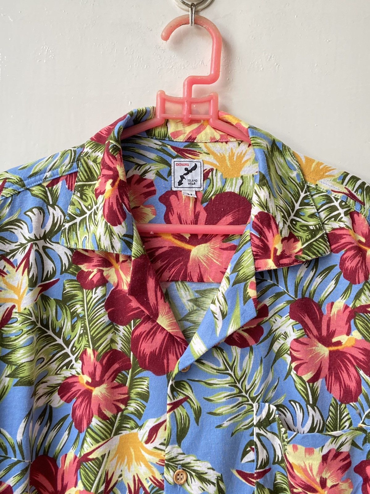 Designer × Japanese Brand OKINAWA Flower Motive Hawaii Shirt Size US M / EU 48-50 / 2 - 4 Thumbnail