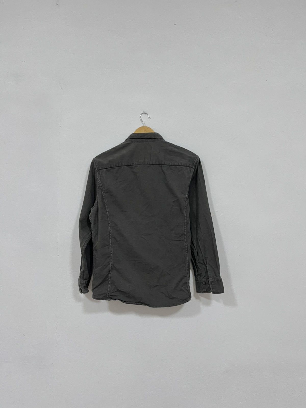 Kansai Yamamoto Kansai Jeans Dark Grey Button-Up Shirt Size US M / EU 48-50 / 2 - 6 Thumbnail