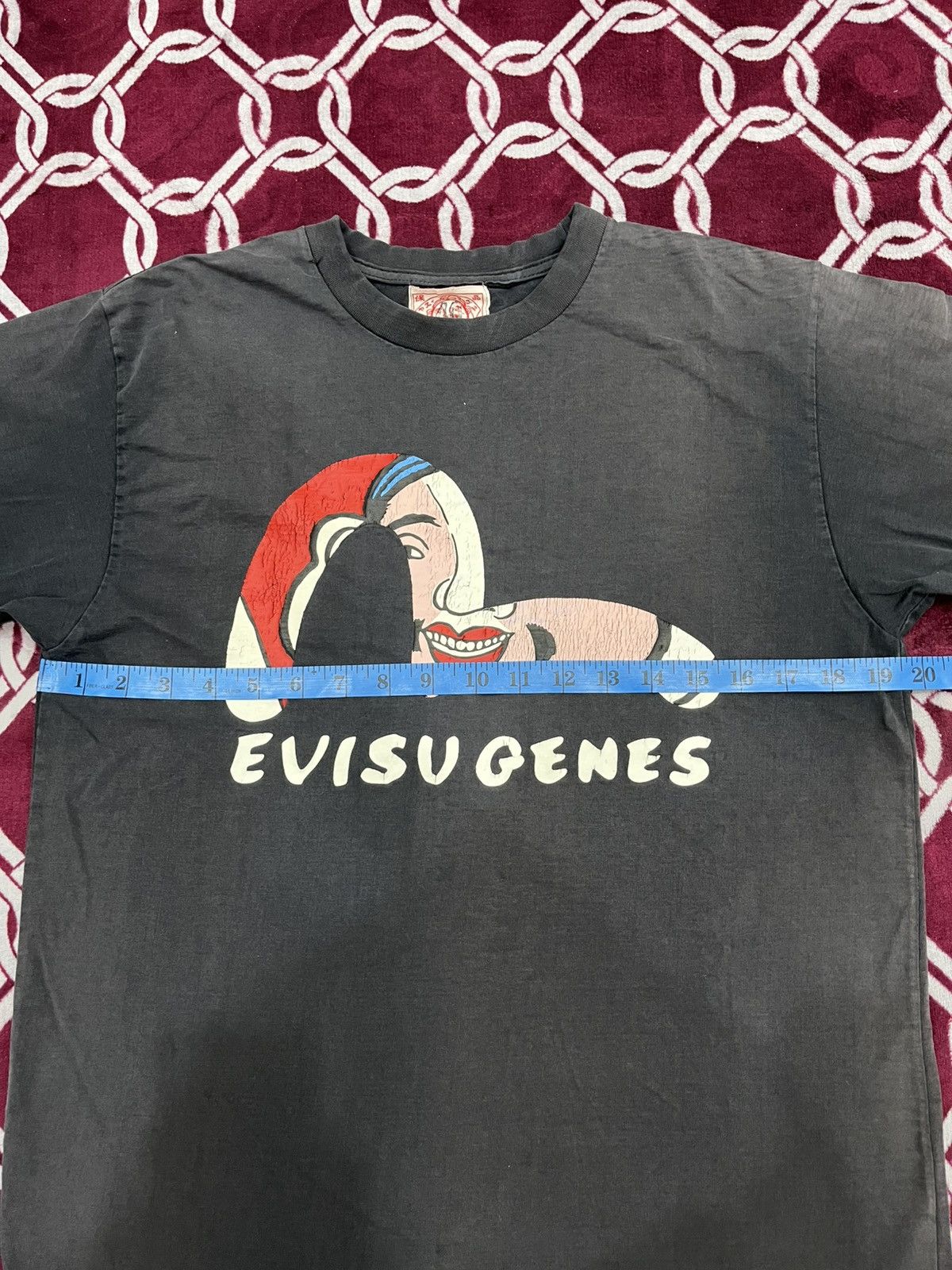 Evisu Evisu Genes Sun Faded Tshirt Size US M / EU 48-50 / 2 - 12 Thumbnail