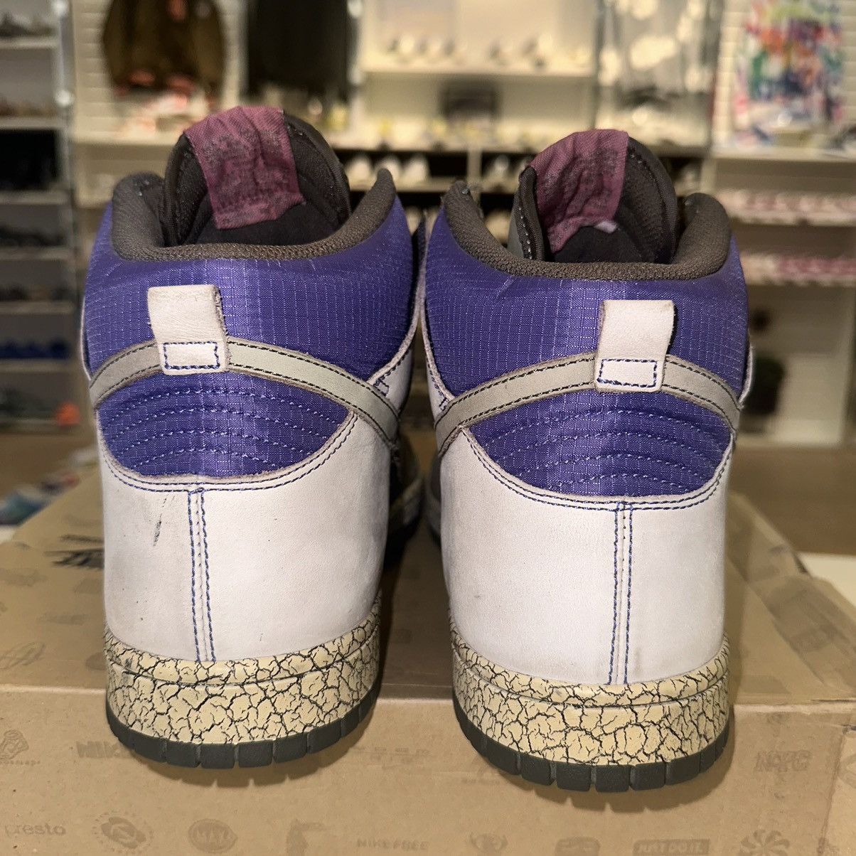 Nike Nike Dunk High SB Premium Earthquake Size 10.5 US Purple Size US 10.5 / EU 43-44 - 3 Thumbnail