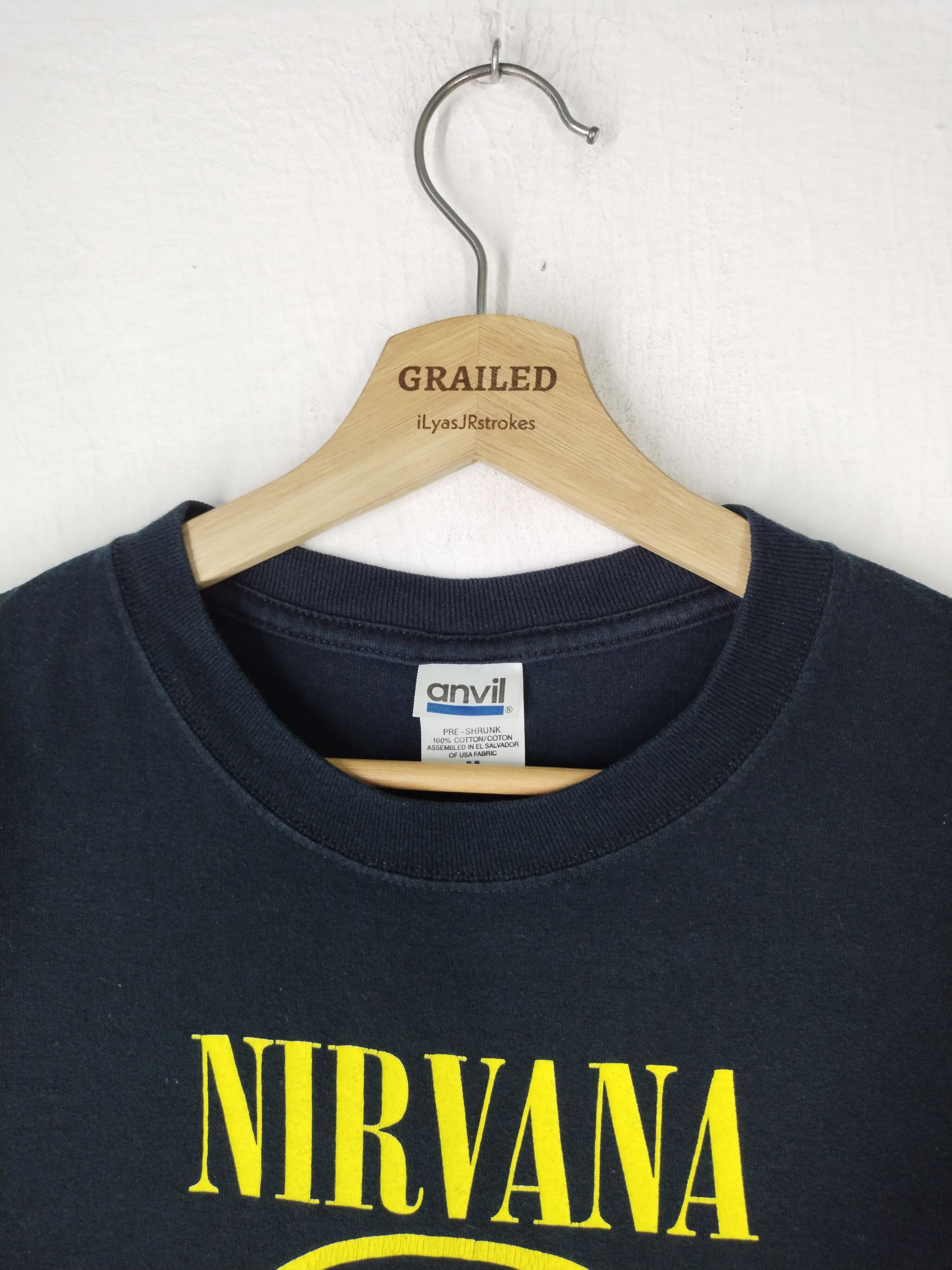 Band Tees ULTRA RARE Vintage 03's Nirvana Smiley Graphic T-Shirt Size US M / EU 48-50 / 2 - 4 Thumbnail