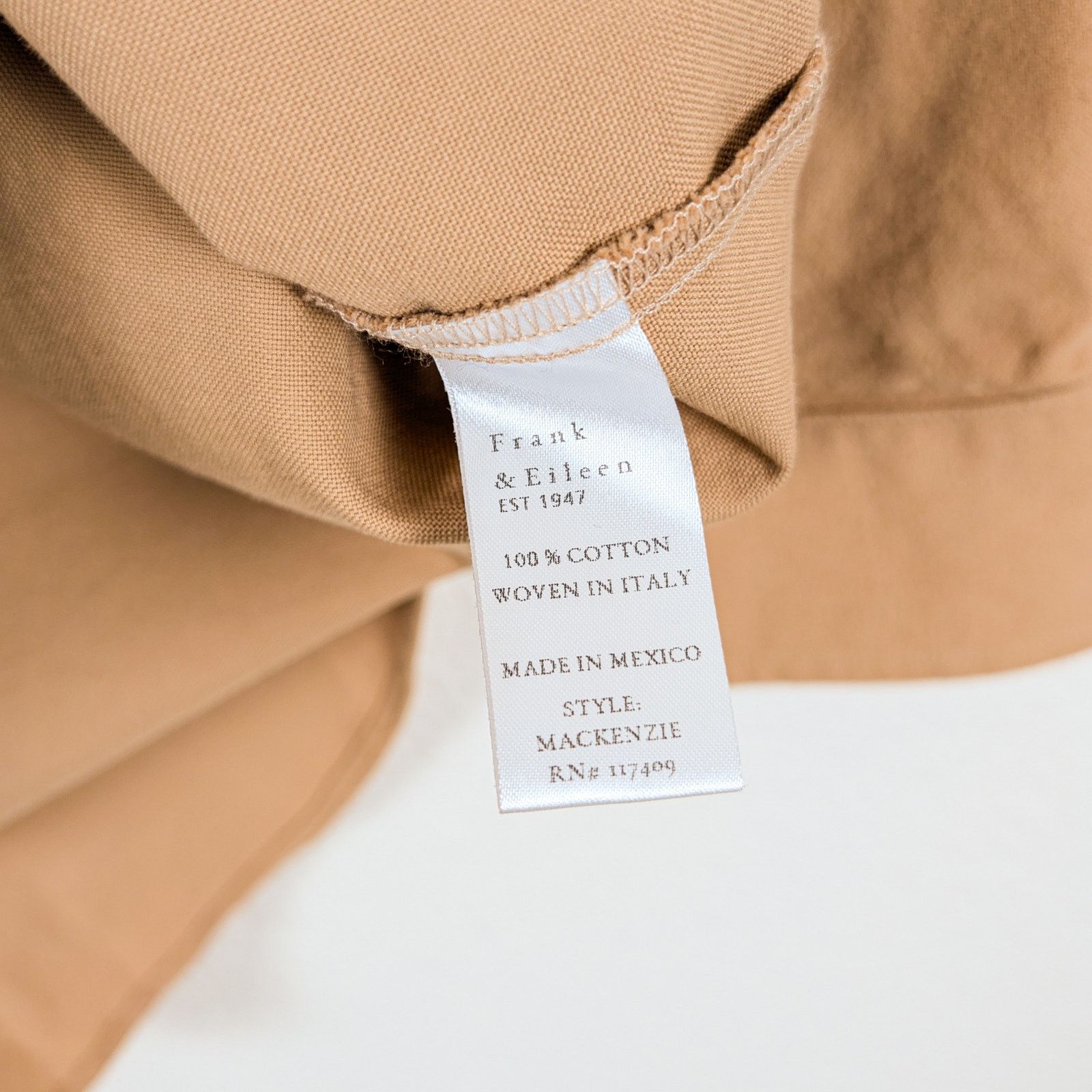 Frank & Eileen Frank & Eileen $308 Mackenzie Oversized shirt soft Brushed Size ONE SIZE - 4 Thumbnail