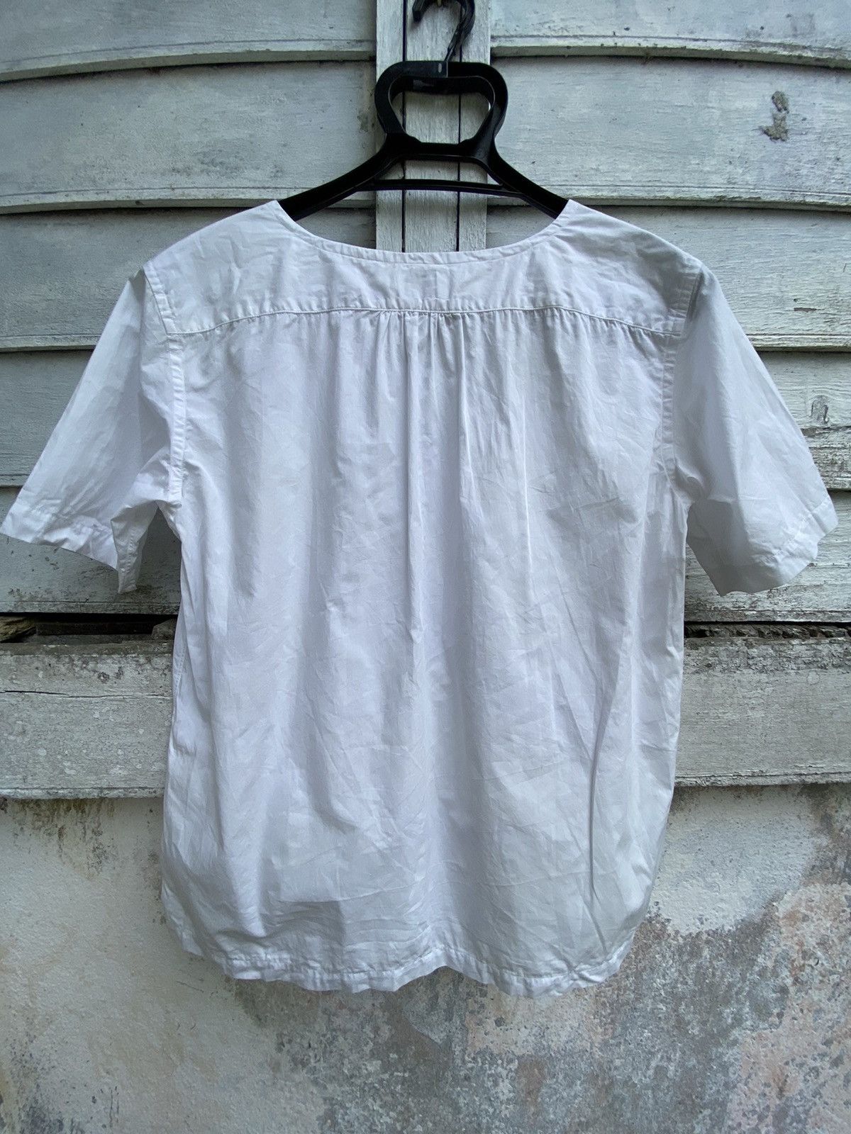 Comme des Garcons × Rei Kawakubo Comme Des Garcon AD2010 Single Pocket V Neck Shirt Unisex Size US S / EU 44-46 / 1 - 4 Thumbnail