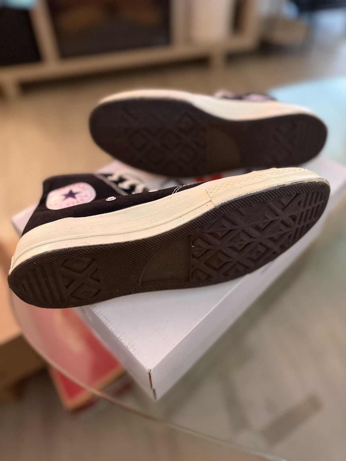 Comme des Garcons × Converse Converse Play Comme Des Garcons All Star Hi Top Size 8 Size US 8 / EU 41 - 5 Thumbnail