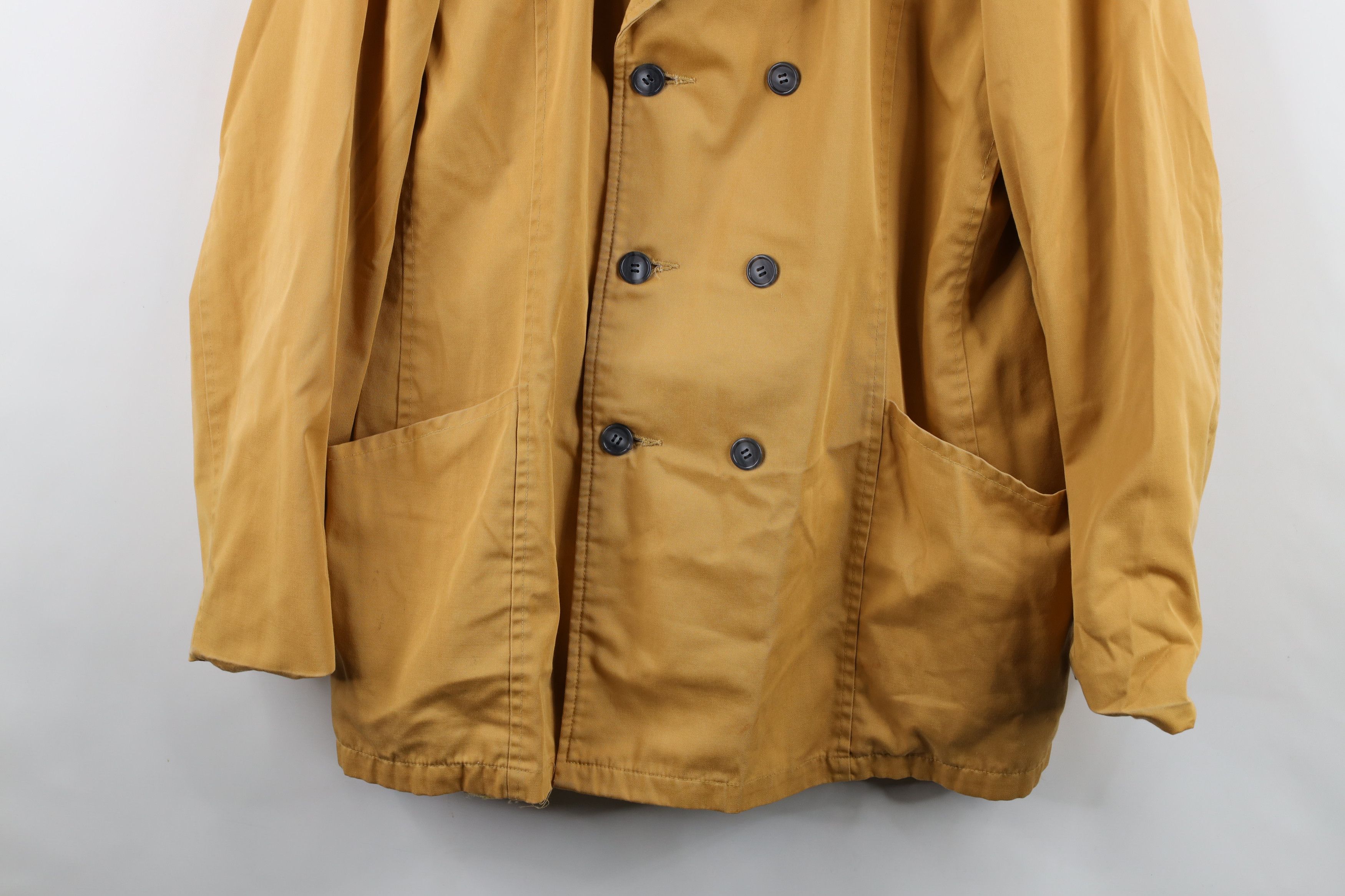 Vintage Vintage 70s Streetwear Breasted Trench Coat Jacket USA Size US XL / EU 56 / 4 - 3 Thumbnail