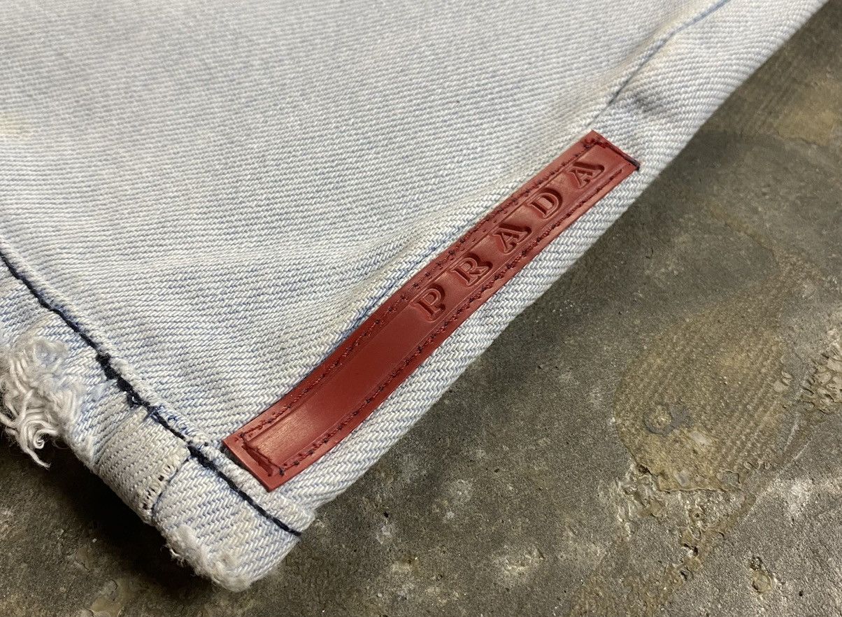 Prada Prada - SS00 Red Tab Denim Jeans Size US 34 / EU 50 - 7 Thumbnail