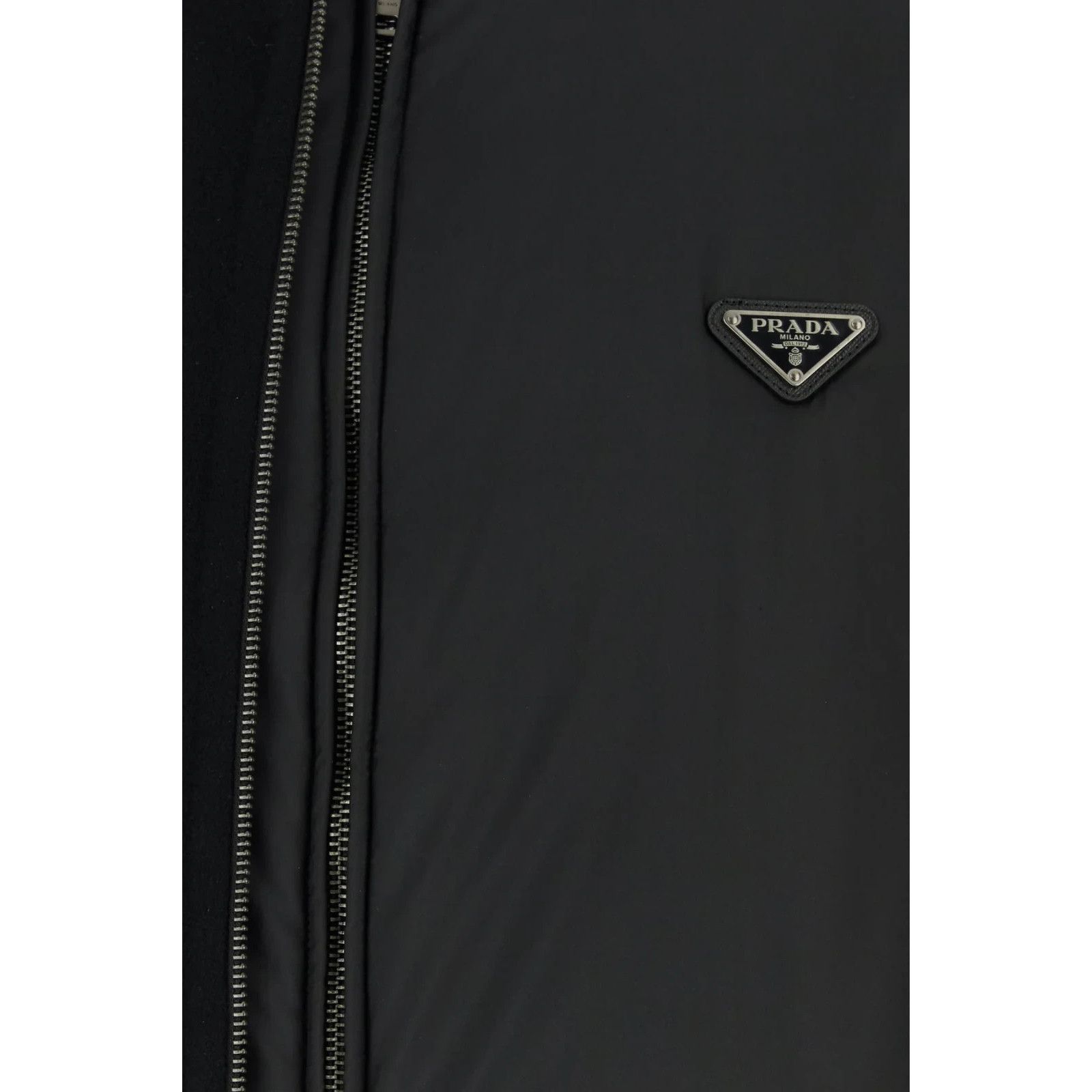 Prada PRADA Black Silk Padded Jacket New & Authentic (Men's size:M Size US M / EU 48-50 / 2 - 3 Thumbnail