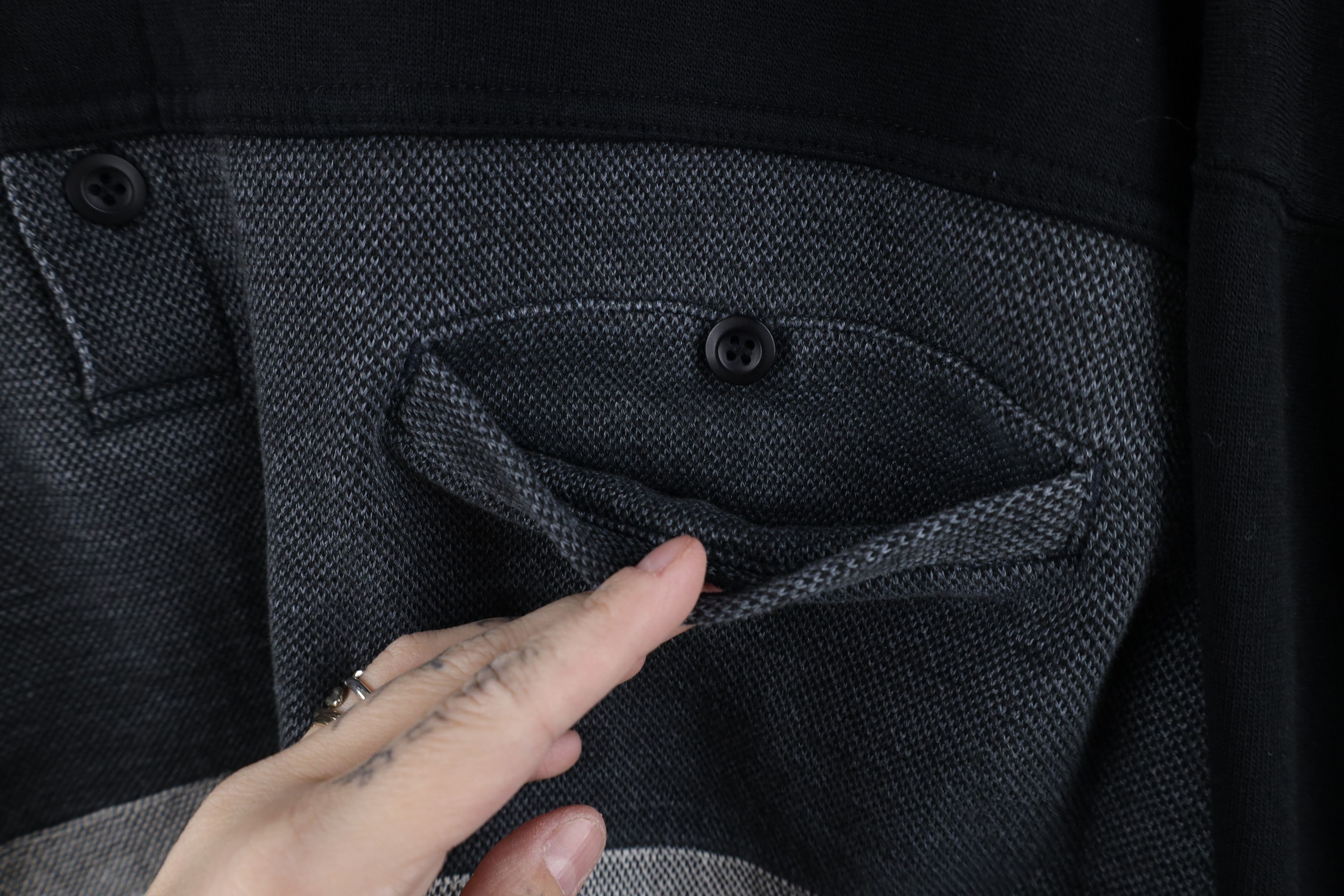 Vintage Vintage 90s Streetwear Block Collared Pullover Sweatshirt Size US XL / EU 56 / 4 - 6 Thumbnail