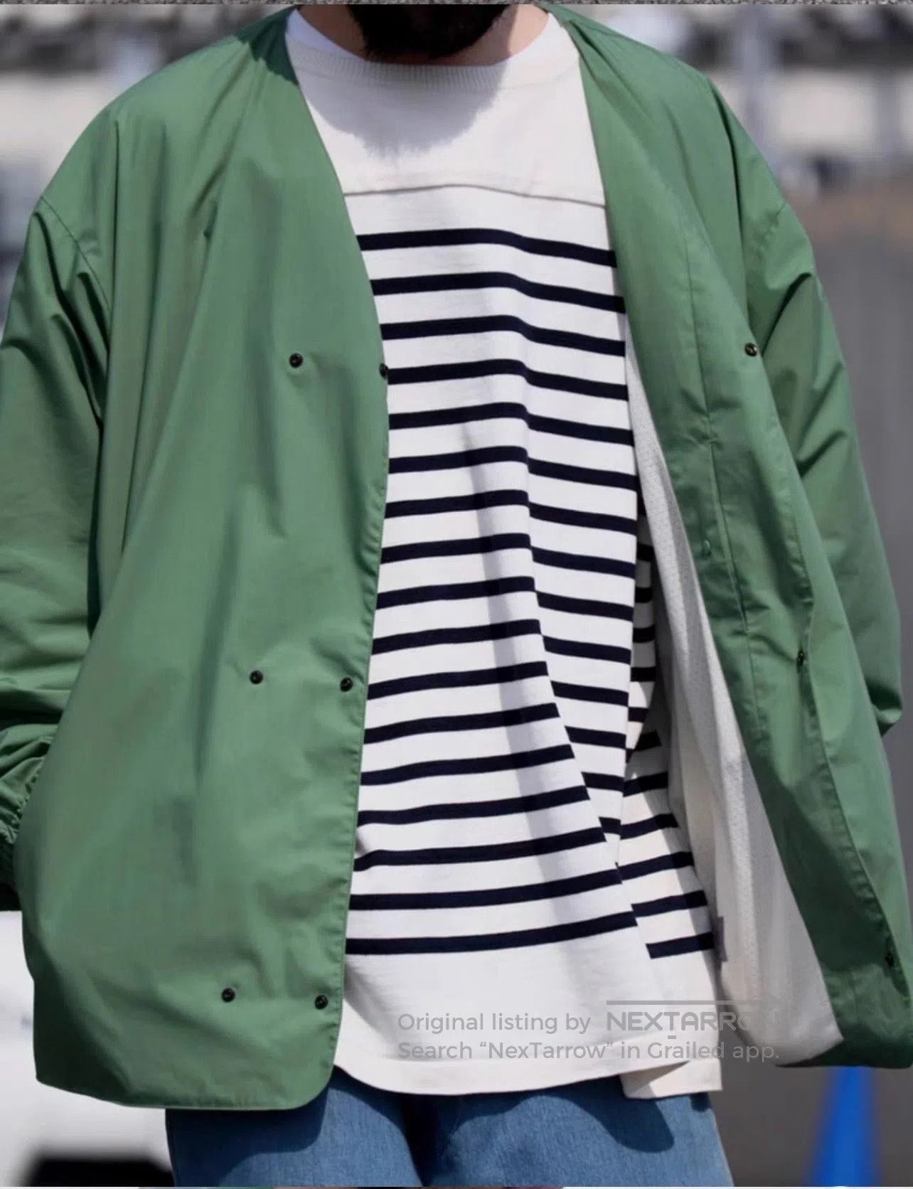 Nanamica nanamica 23SS Waterproof Blend Loose Cardigan. Size US S / EU 44-46 / 1 - 7 Thumbnail