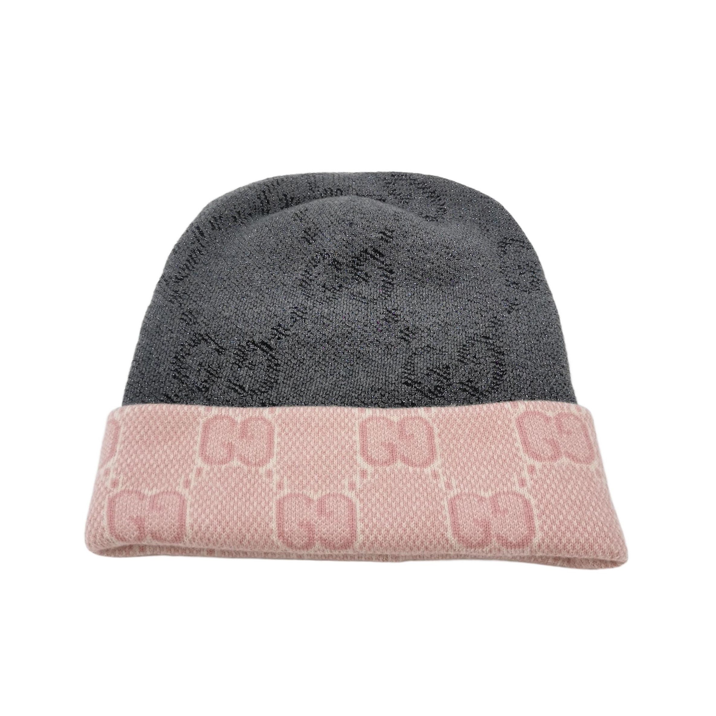 Gucci Vintage Gucci by Tom Ford Interlocking GG Logo Wool Beanie
