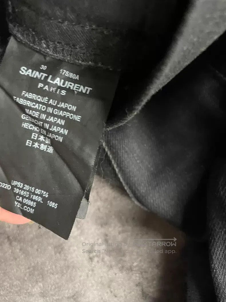 Saint Laurent Paris Saint Laurent Paris Cut and Ripped Destroyed Distressed De Size US 30 / EU 46 - 8 Thumbnail
