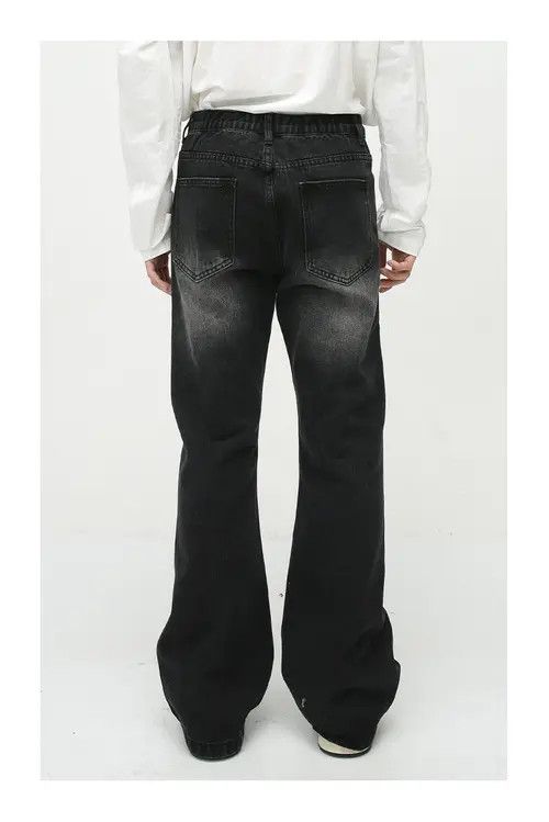 Other Men's loose distressed washed flared jeans Size US 32 / EU 48 - 4 Thumbnail