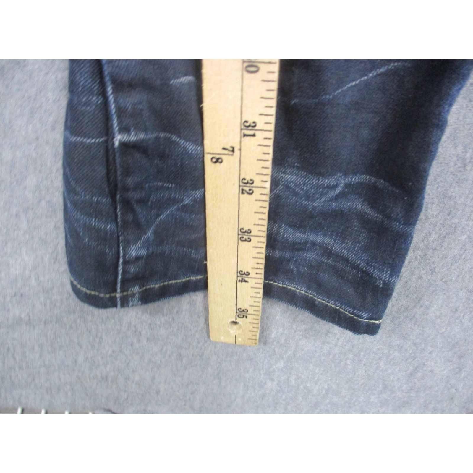 Vintage VINTAGE not applicable; generate title: G-Star RAW Jeans Mens 33x36 Denim Button Fly Tapered Blue Size US 33 - 6 Thumbnail