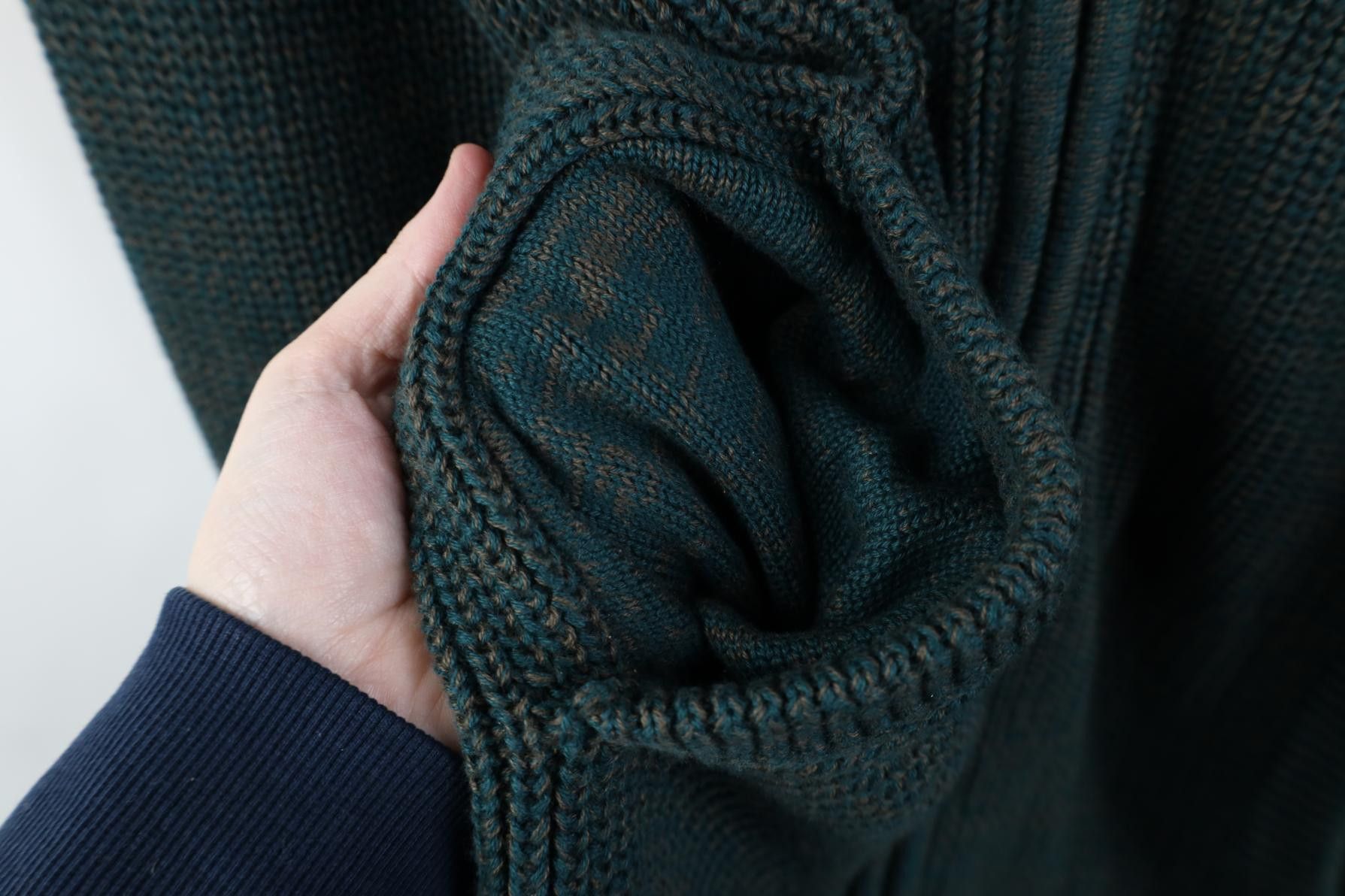 L.L. Bean Vintage 90s Y2K LL Bean Heavy Cotton Ribbed Knit Zip Sweater Size US M / EU 48-50 / 2 - 4 Thumbnail