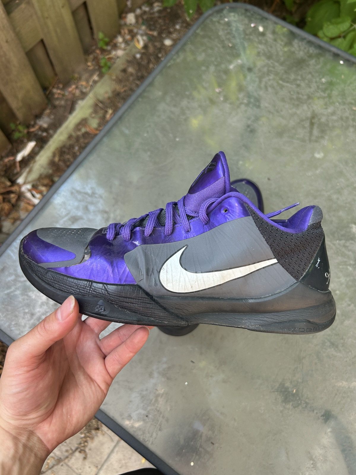 Nike Nike ID Zoom Kobe 5 Purple / Grey Black Nike I.D colorway Size US 9 / EU 42 - 8 Thumbnail