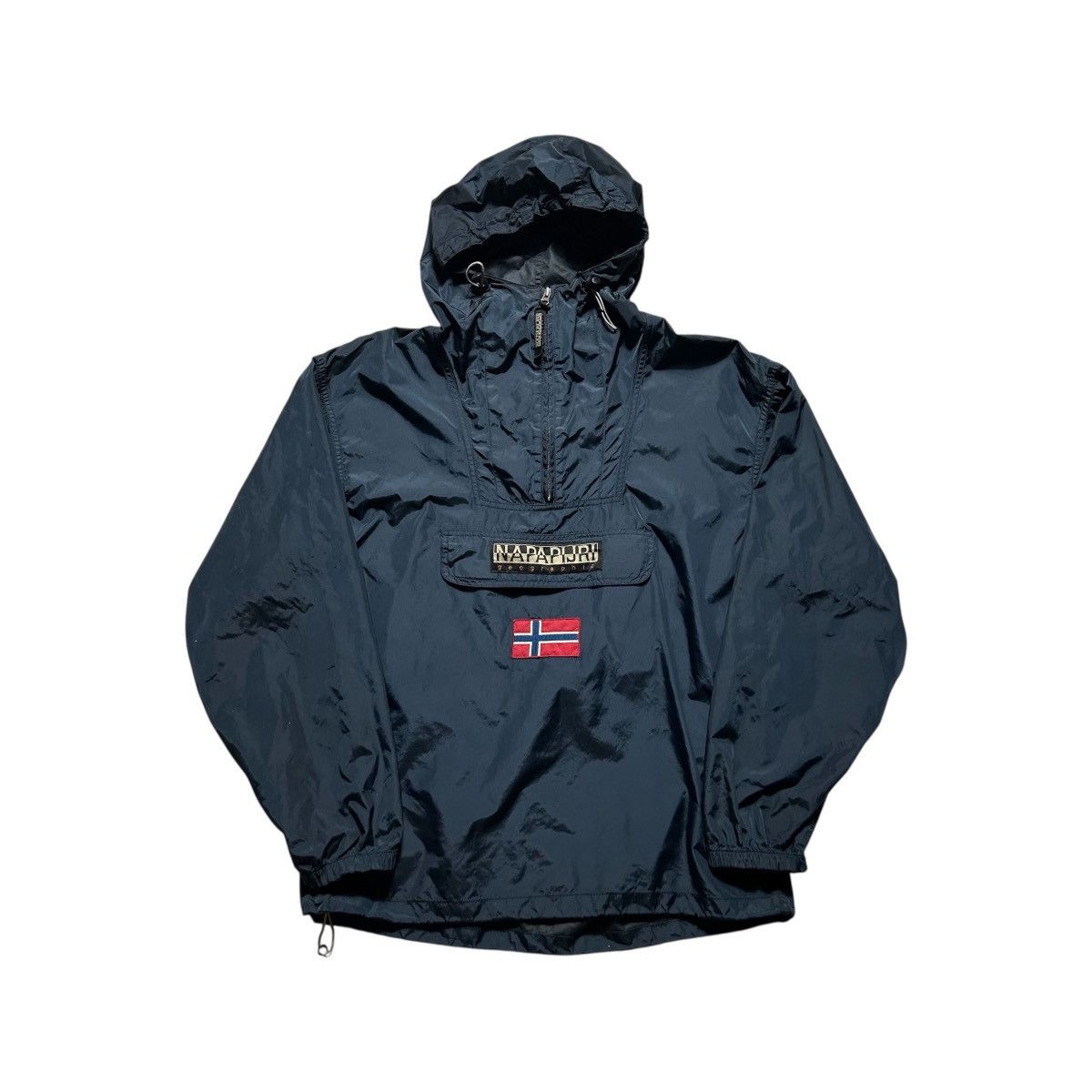 Napapijri Vintage Napapijri Big Logo Windbreaker Jacket Size US L / EU 52-54 / 3 - 1 Thumbnail