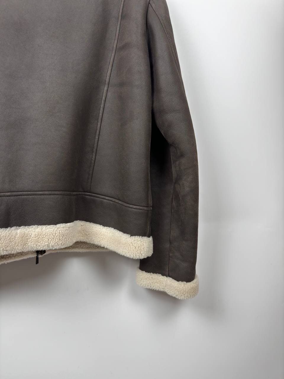 Loro Piana Loro Piana Shearling Leather Jacket Size US XL / EU 56 / 4 - 10 Thumbnail