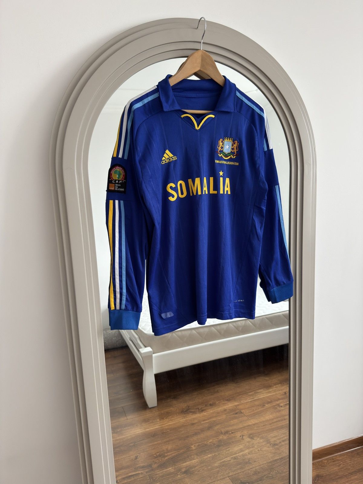 Adidas Somalia Long Sleeve Football Soccer Jersey