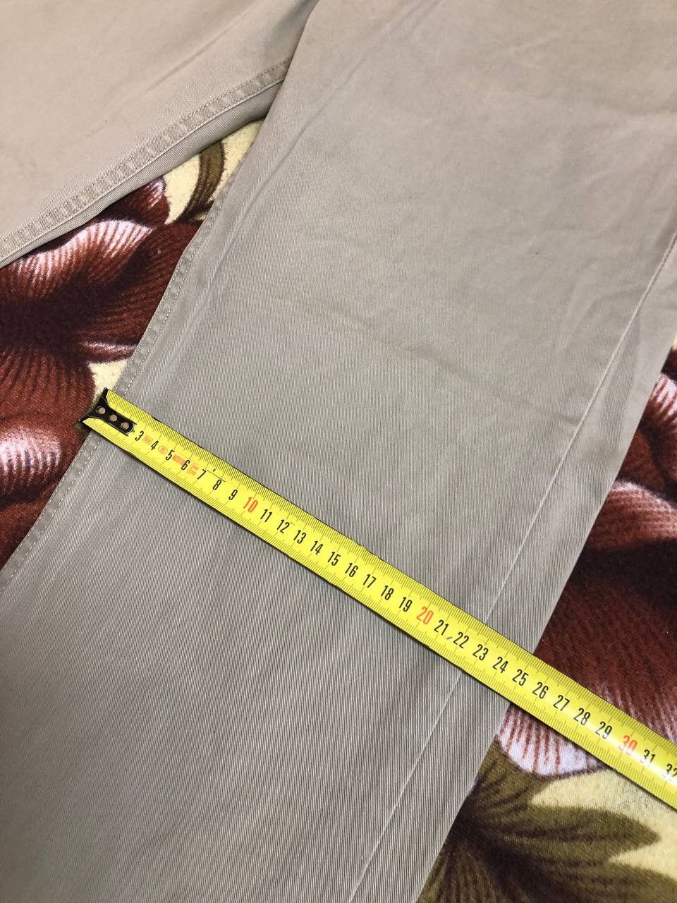 Levi's Levis 505 Jeans Beige Relaxed Straight Denim Pants Casual Size US 34 / EU 50 - 13 Thumbnail