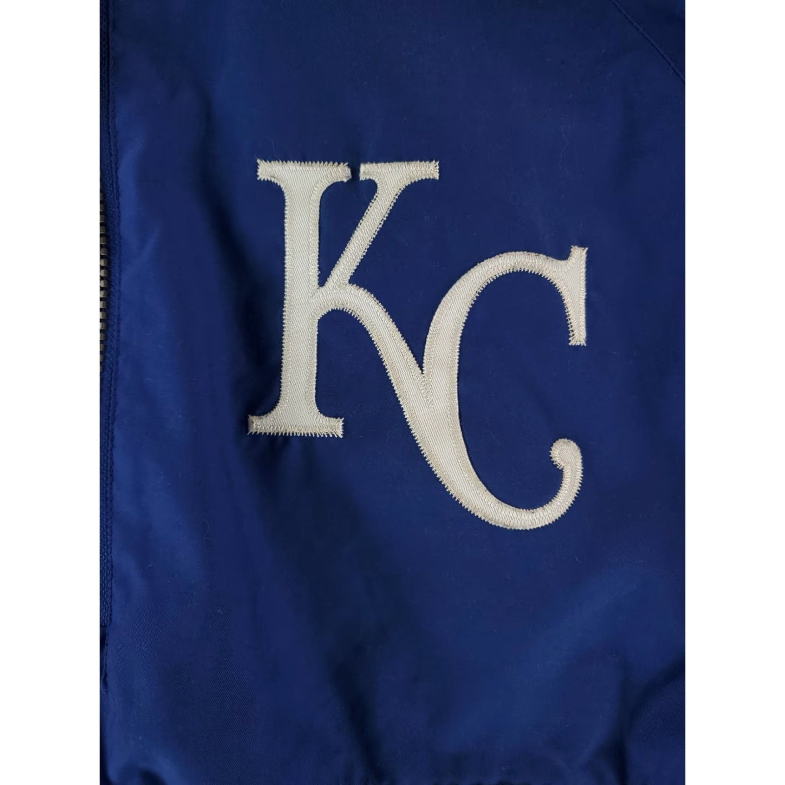 Vintage Majestic 1/4 Zip Windbreaker Warmup Pullover KC Blue Mens M KC Royals Windbreaker Sportswear Kansas City Royals Mens M Size US M / EU 48-50 / 2 - 2 Thumbnail