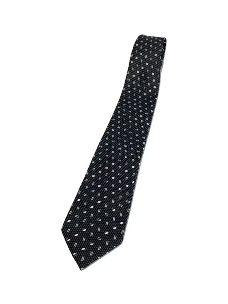Yohji Yamamoto Yohji Yamamoto D’URBAN A.A.R Silk/Black Tie Size ONE SIZE - 1 Thumbnail