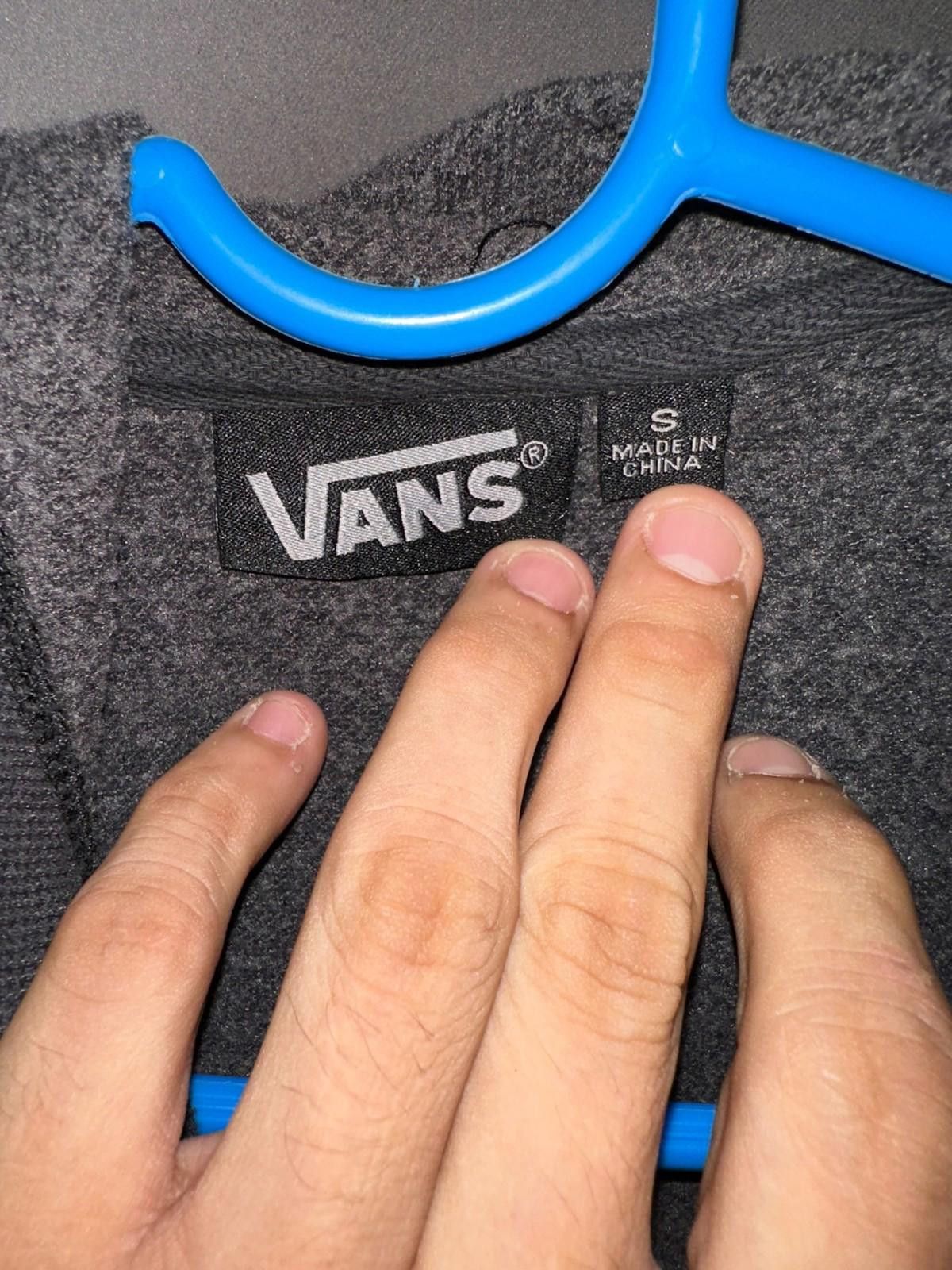 Vans VANS Small Gray Hooded Jacket – Rugged Texture, Urban Style Size US S / EU 44-46 / 1 - 5 Thumbnail
