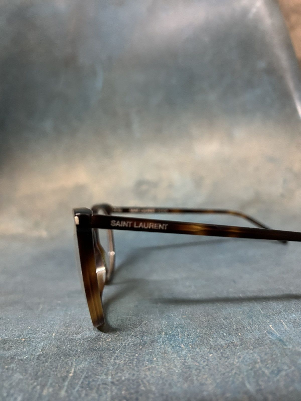 Saint Laurent Paris SL39 Tortoise Shell Optical Frame Size ONE SIZE - 11 Thumbnail