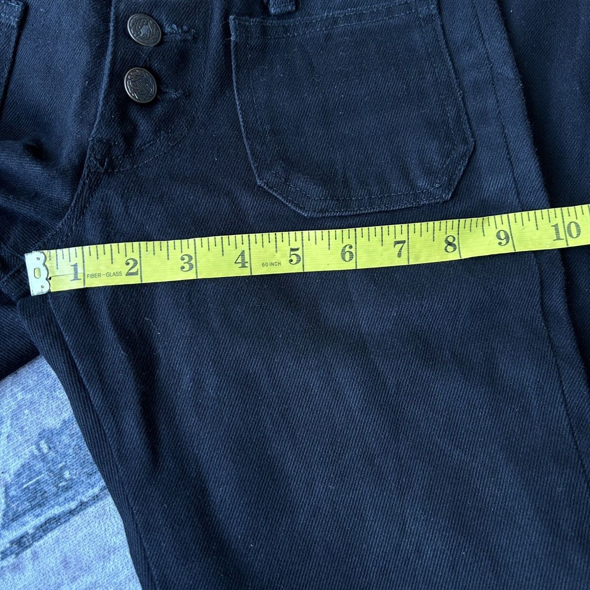 If Six Was Nine Super Flared Button Punk Jeans Size US 28 / EU 44 - 20 Thumbnail