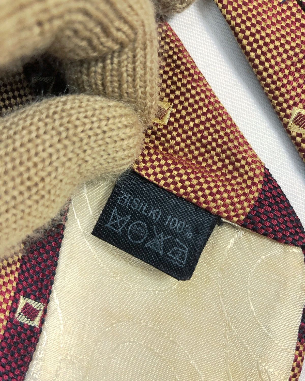 Christian Dior Monsieur × Vintage Rare Vintage Christian Dior Monsieur Silk Tie Size ONE SIZE - 7 Thumbnail