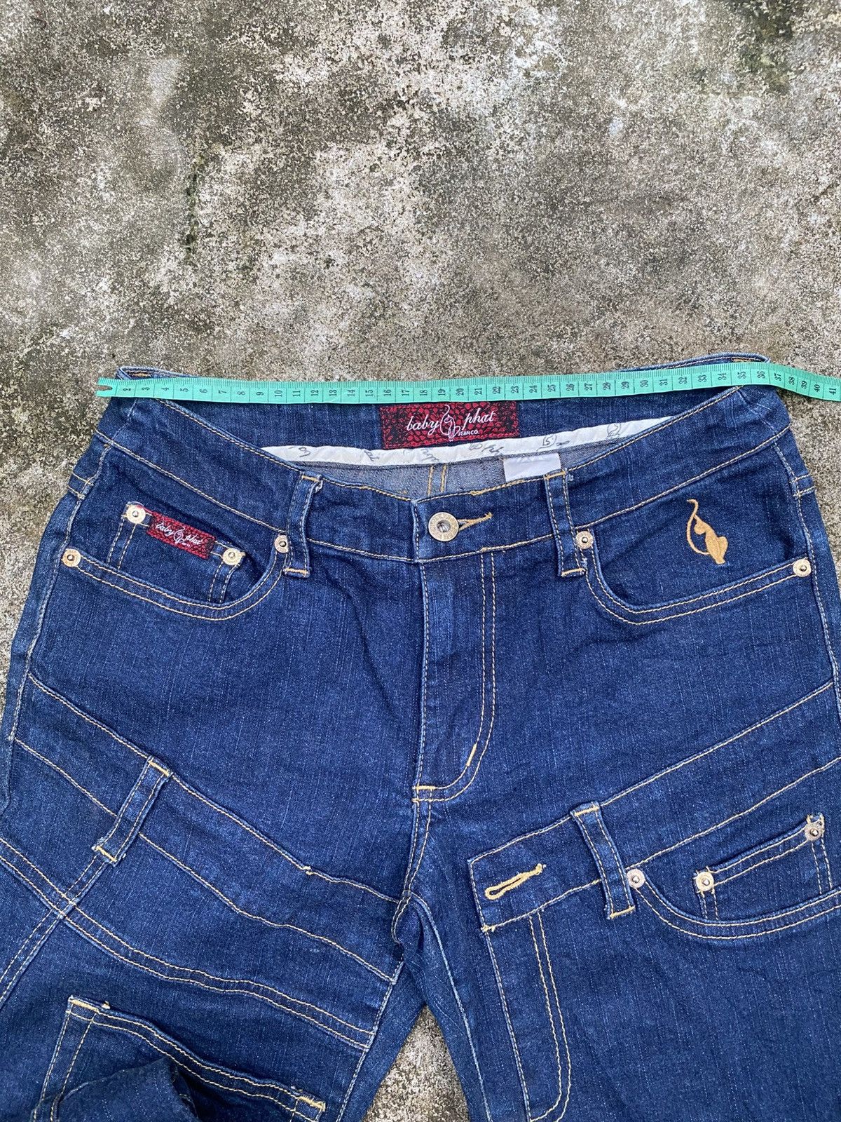 If Six Was Nine BABY PHAT FLARED JEANS Size 30" / US 8 / IT 44 - 8 Thumbnail