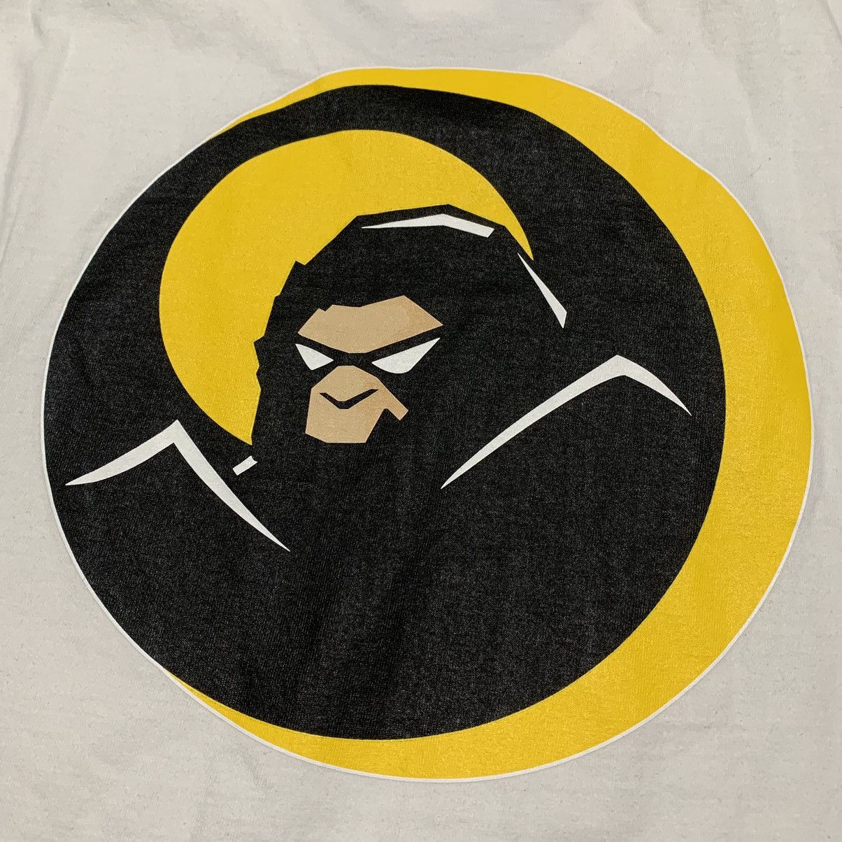 Bape Bape Large Shadow Graphic White Tee A Bathing Ape Size US L / EU 52-54 / 3 - 3 Thumbnail