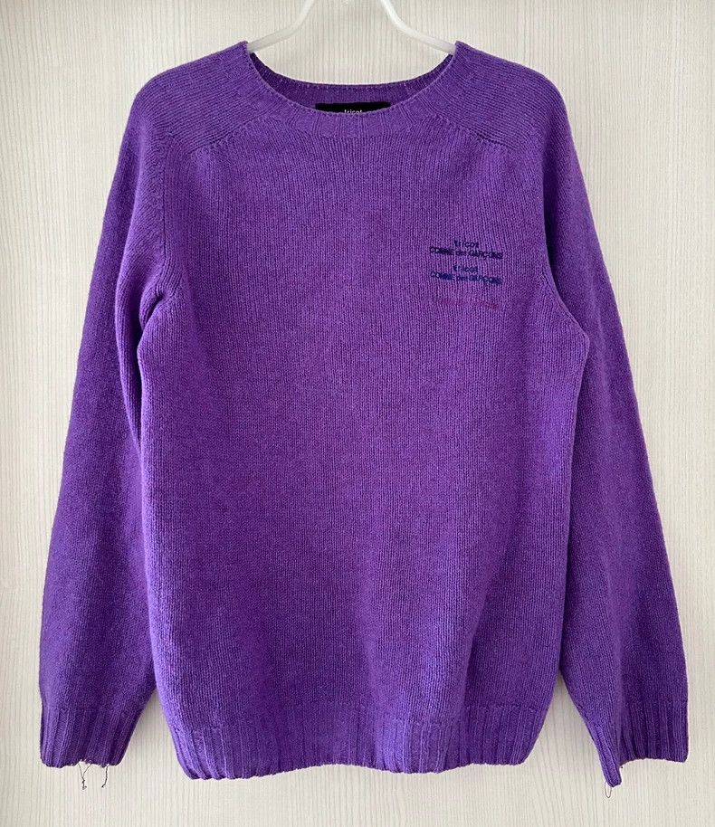 Comme des Garcons COMME des GARCONS x INVERALLAN Purple Sweater - dmc Size US S / EU 44-46 / 1 - 1 Thumbnail