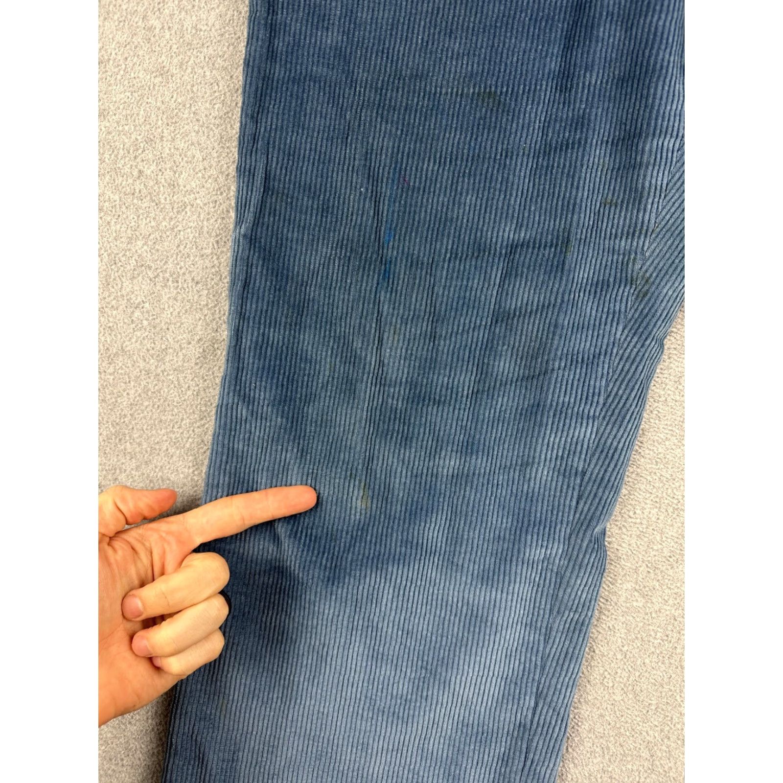 Vintage VINTAGE Corduroy Pants Mens 34x30 Blue Chino Straight Leg 34 Regular USA Casual Size US 34 / EU 50 - 5 Thumbnail