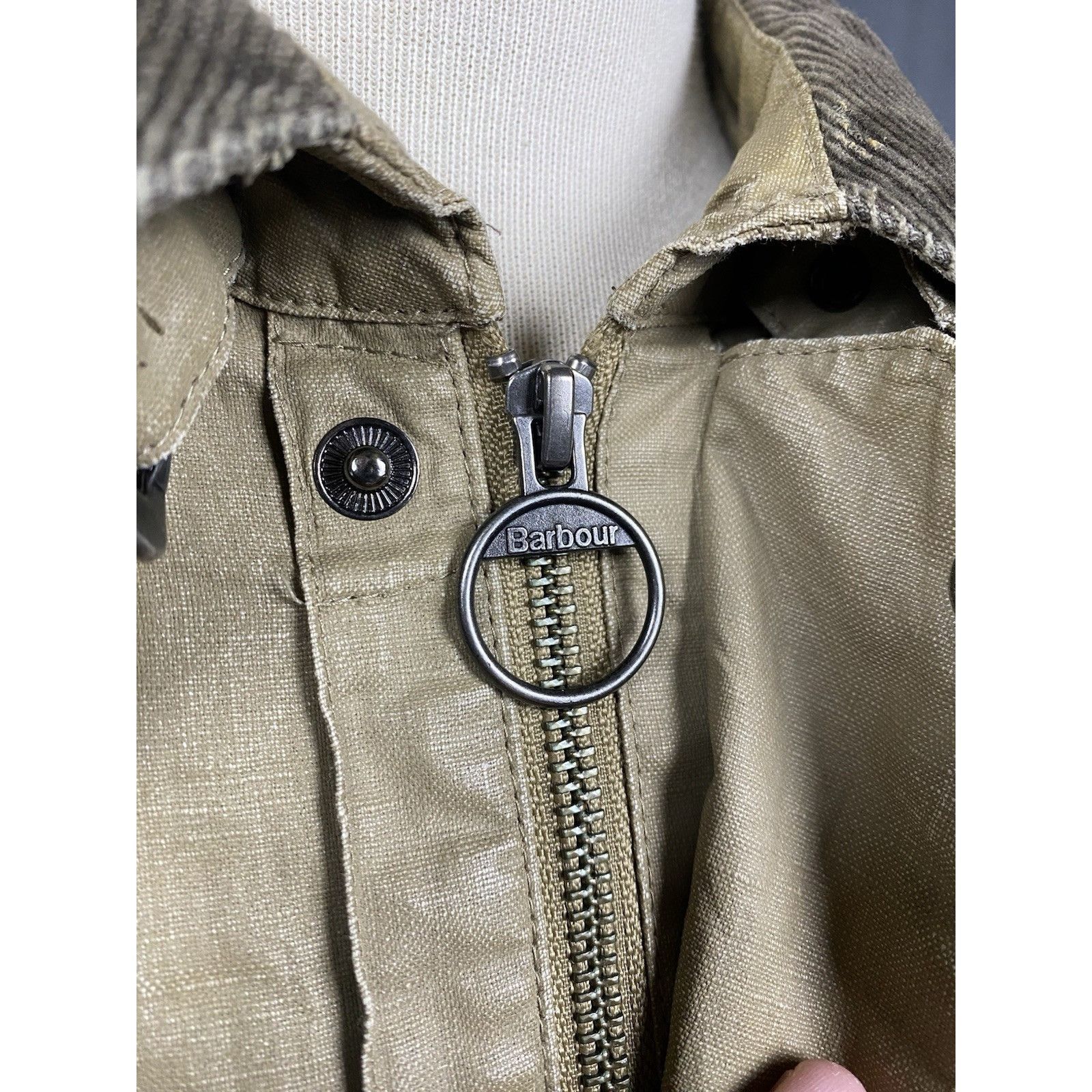 Barbour Barbour Seadale Men's Beige Linen Multipocket Motorcycle Jac Size US S / EU 44-46 / 1 - 10 Thumbnail